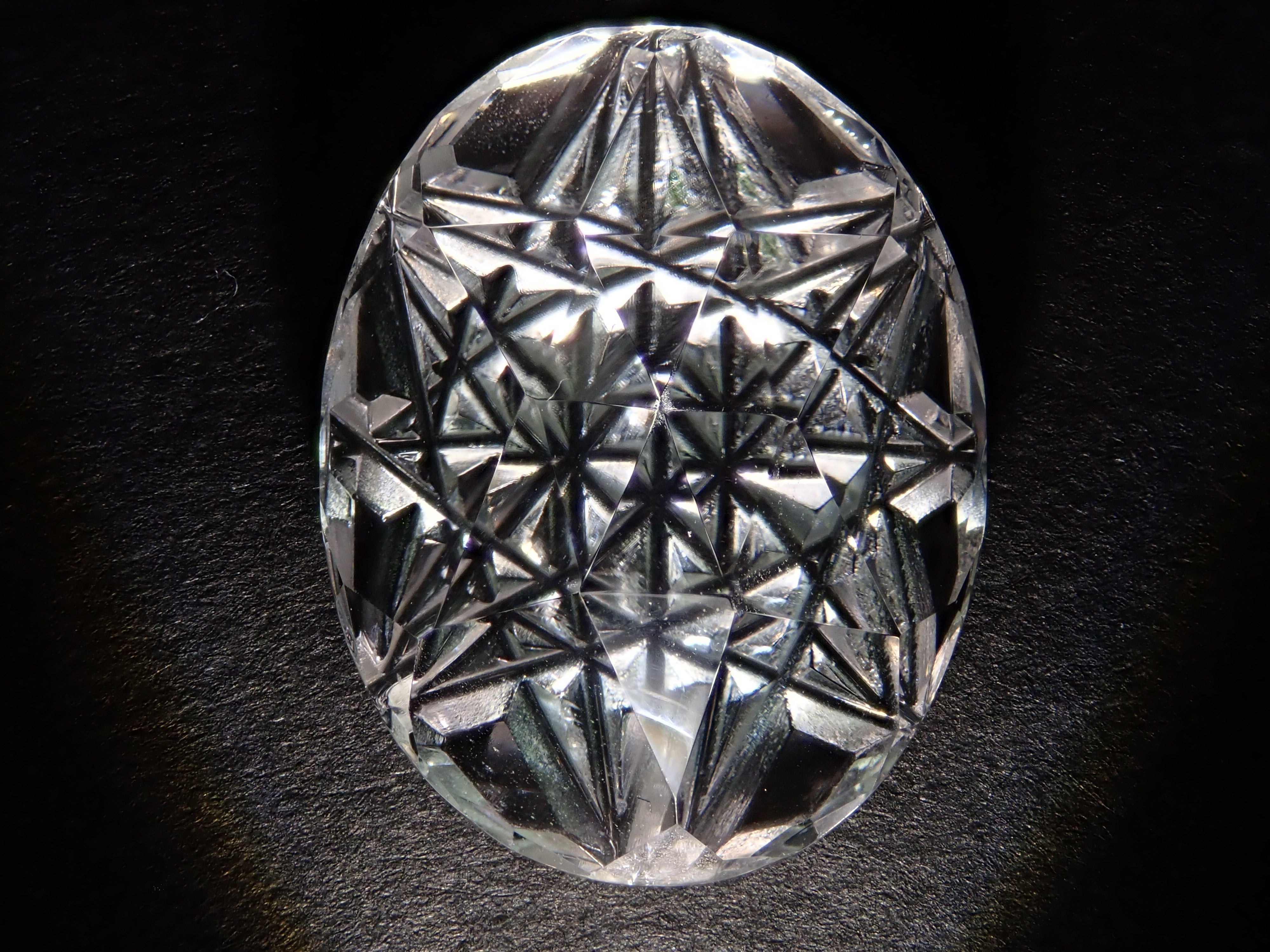 【甲州貴石切子】スポジュメン 8.480ct《コラボ》ルース ワッペン付