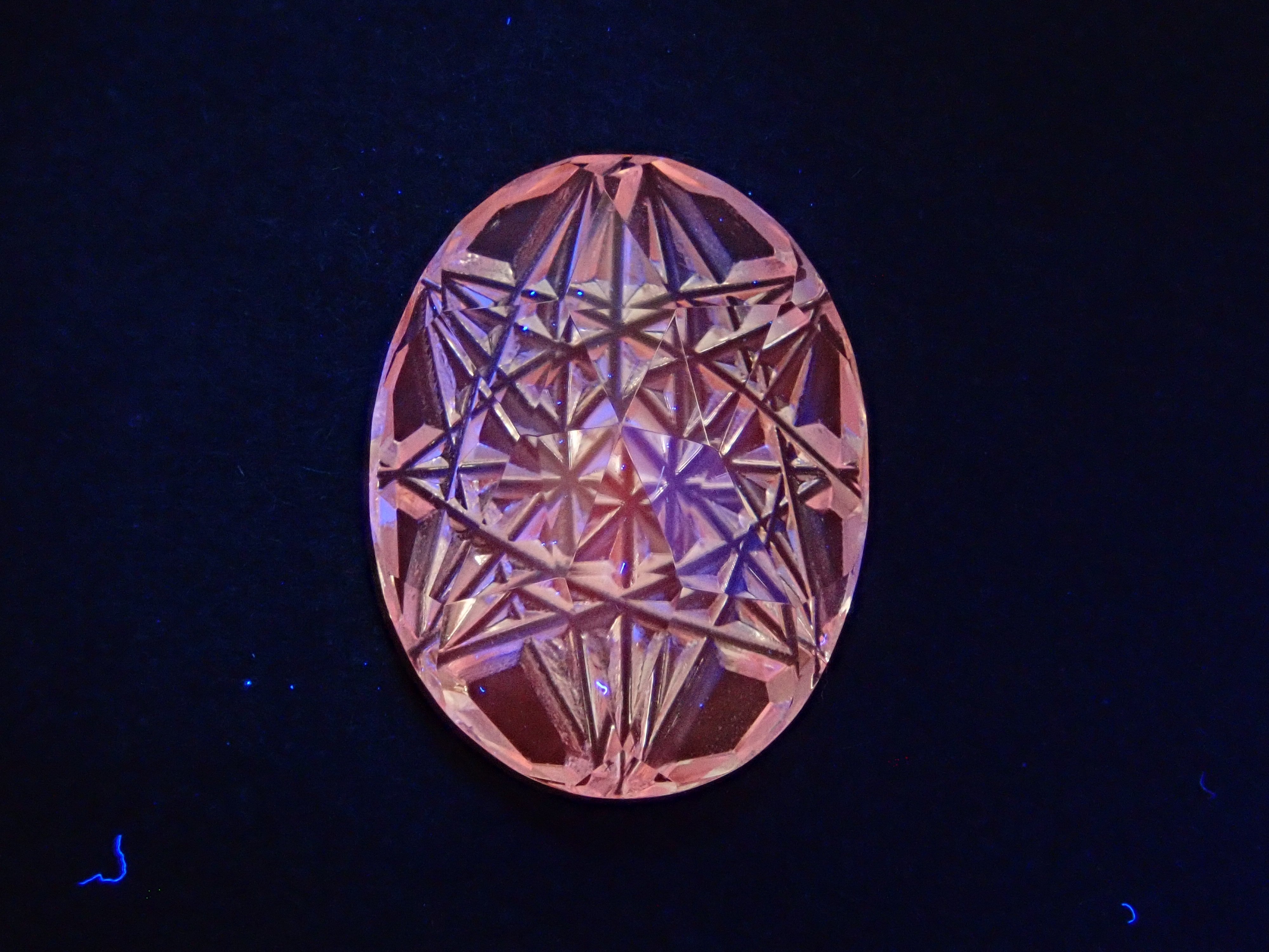 【甲州貴石切子】スポジュメン 8.480ct《コラボ》ルース ワッペン付