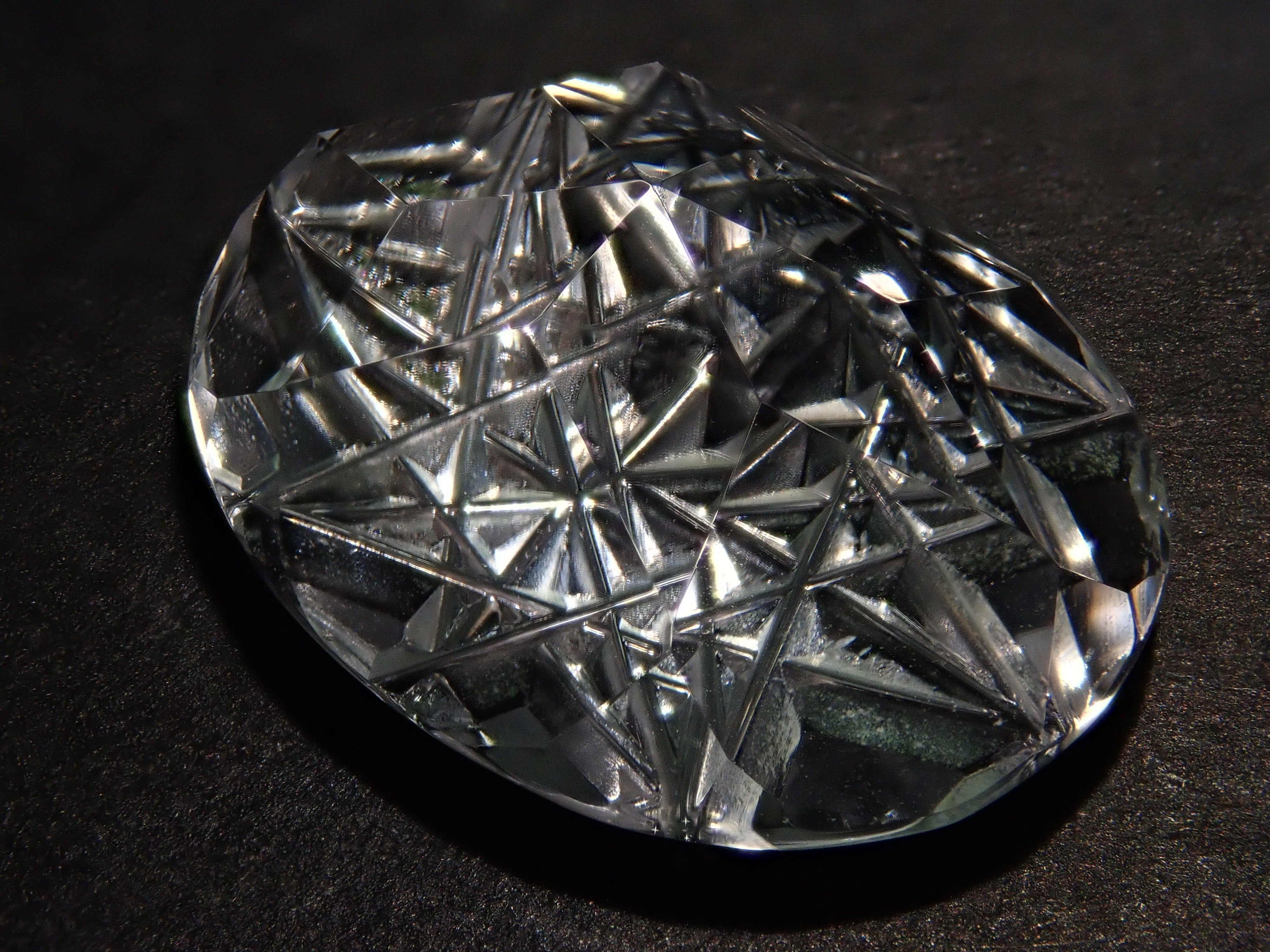 【甲州貴石切子】スポジュメン 8.480ct《コラボ》ルース ワッペン付