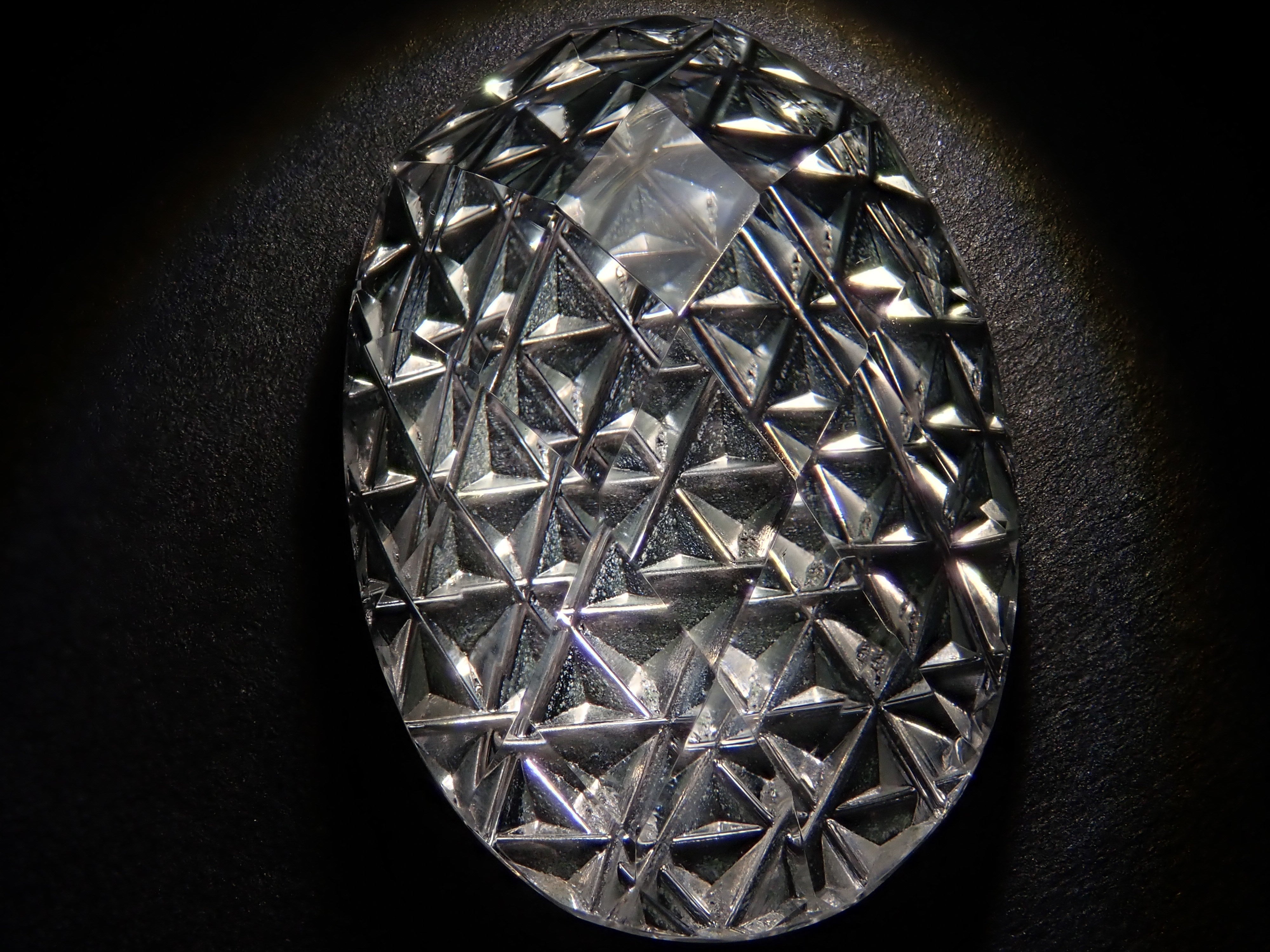 【甲州貴石切子】スポジュメン 14.070ct《コラボ》ルース ワッペン付