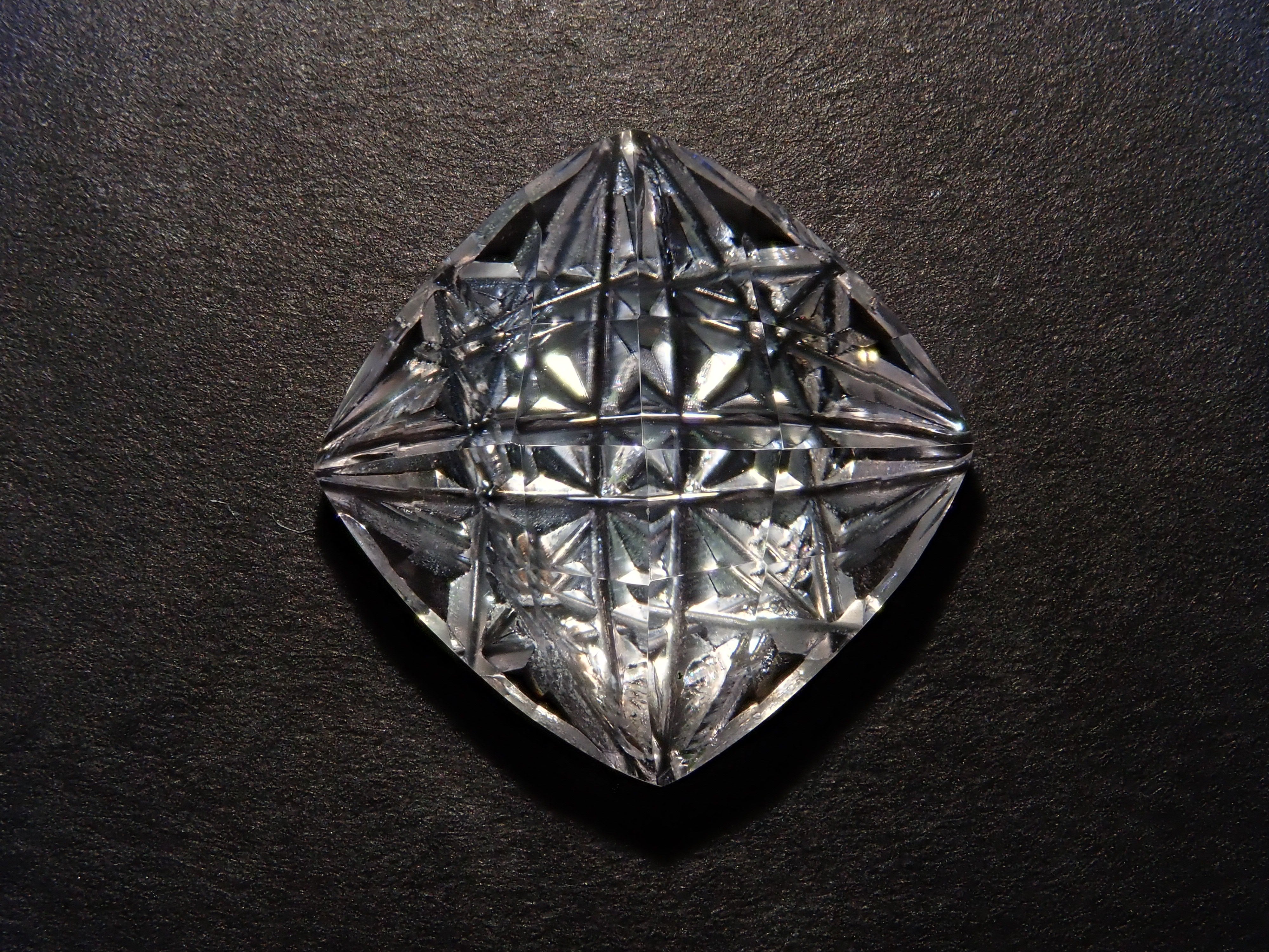 【甲州貴石切子】スポジュメン 7.390ctルース《コラボ》ワッペン付