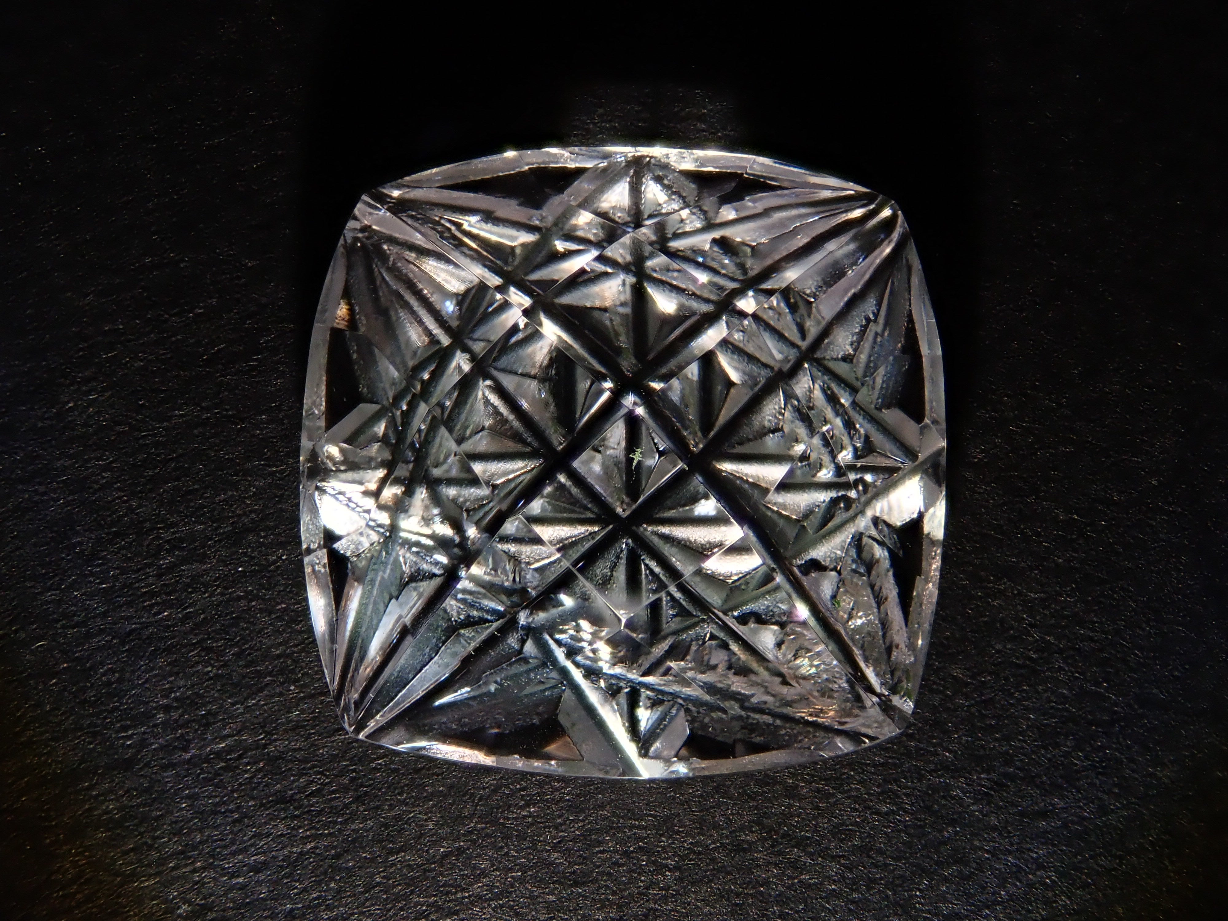 【甲州貴石切子】スポジュメン 7.390ctルース《コラボ》ワッペン付