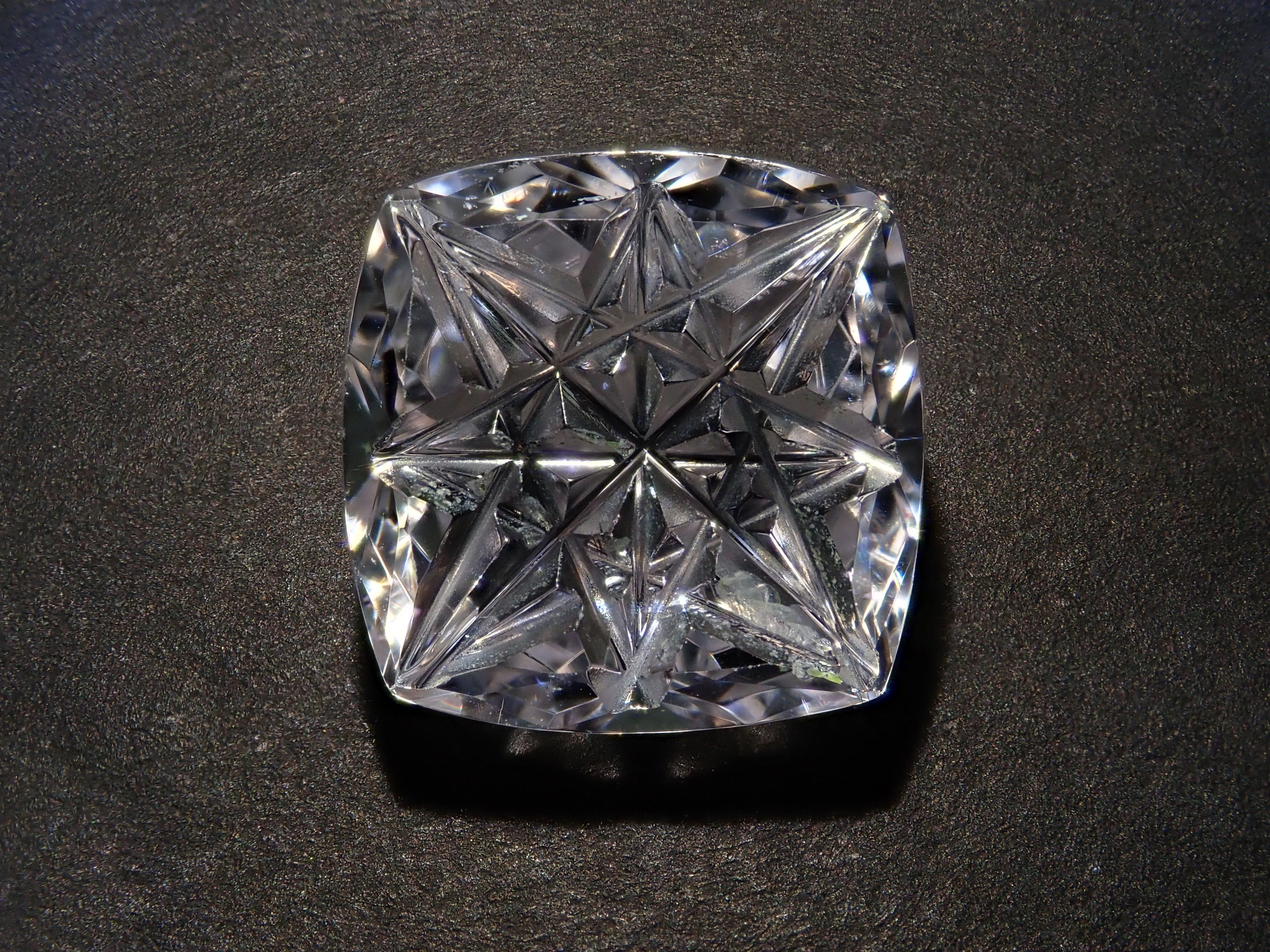 【甲州貴石切子】スポジュメン 7.390ctルース《コラボ》ワッペン付