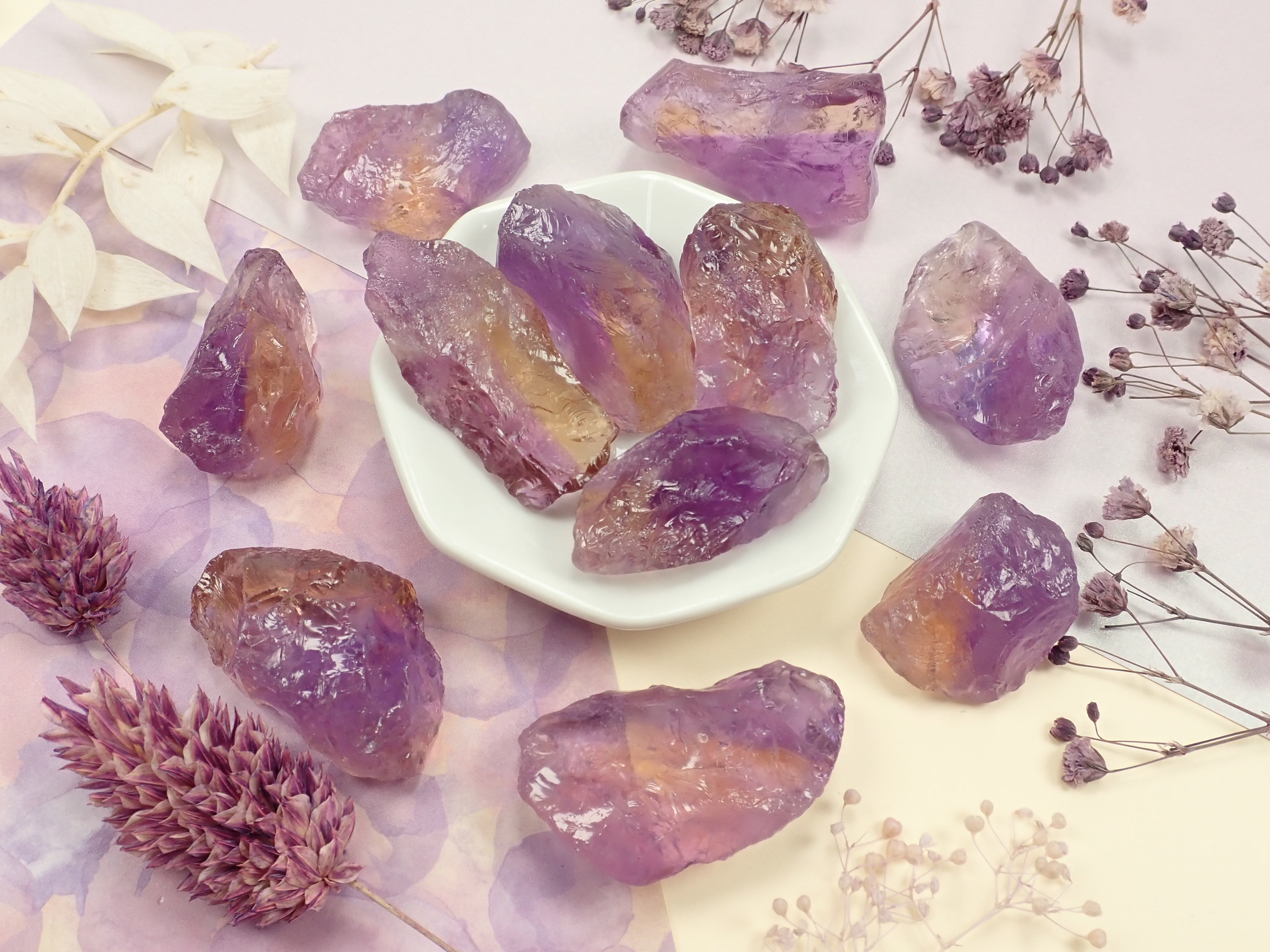 紫黃晶 1石(約60~70克拉)《多買有折扣》
