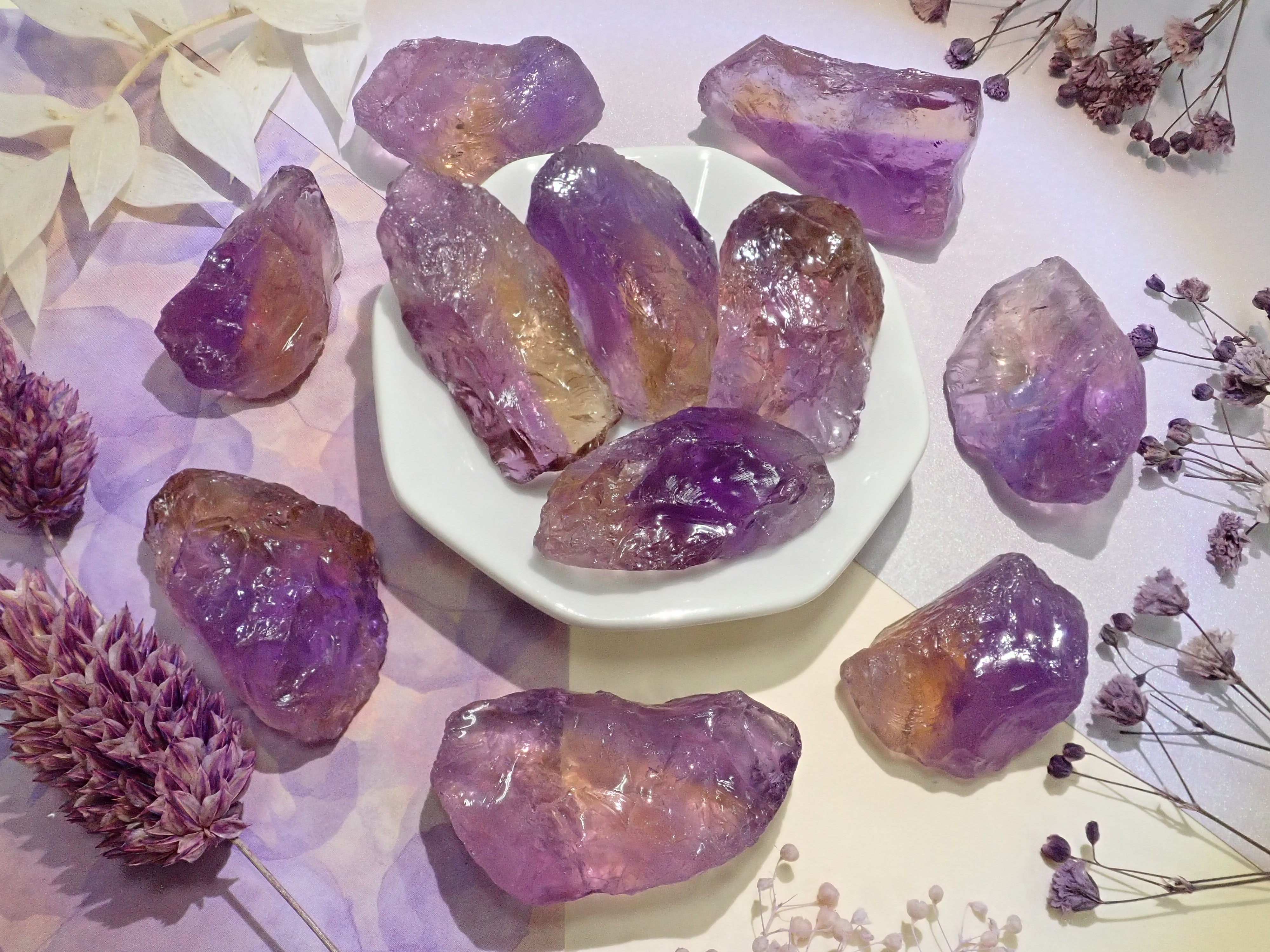 紫黃晶 1石(約60~70克拉)《多買有折扣》