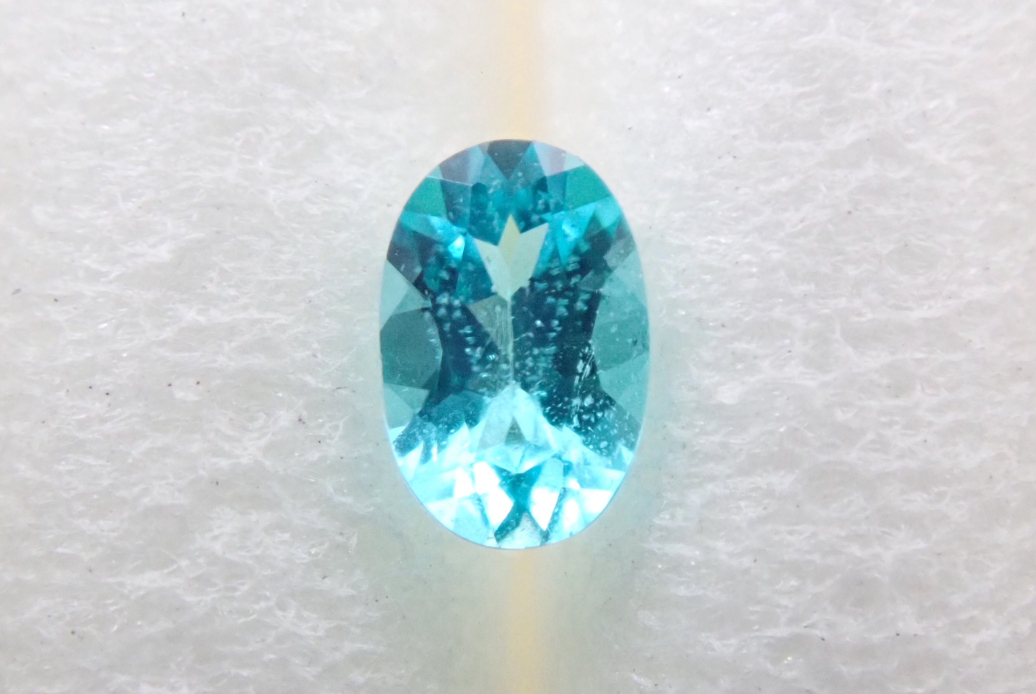 Paraiba tourmaline from Brazil 0.048ct loose (CuO:1.7%, MnO:1.7%)