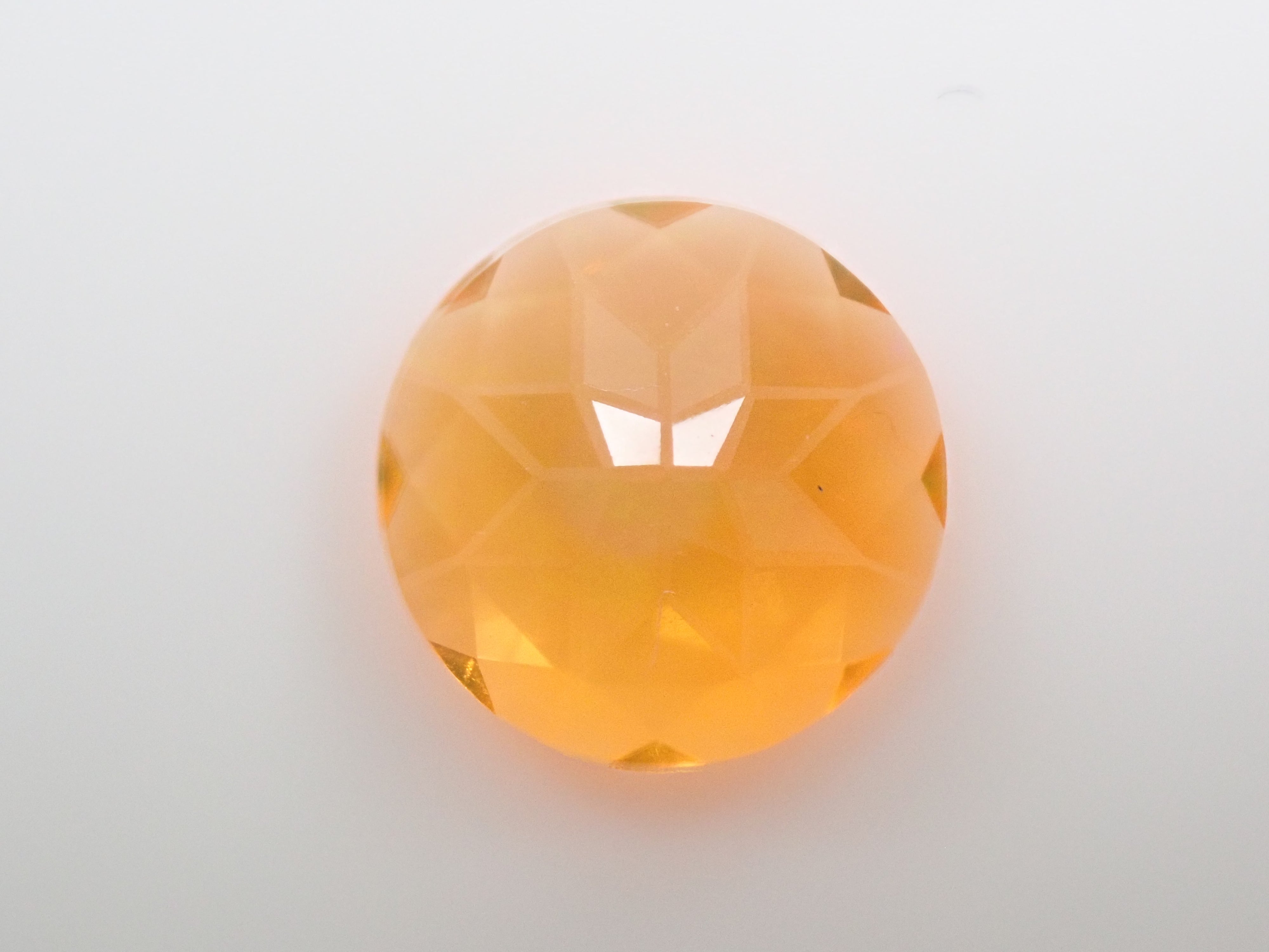 【ダンデライオンカット】ファイアオパール 7mm ルース ワッペン付