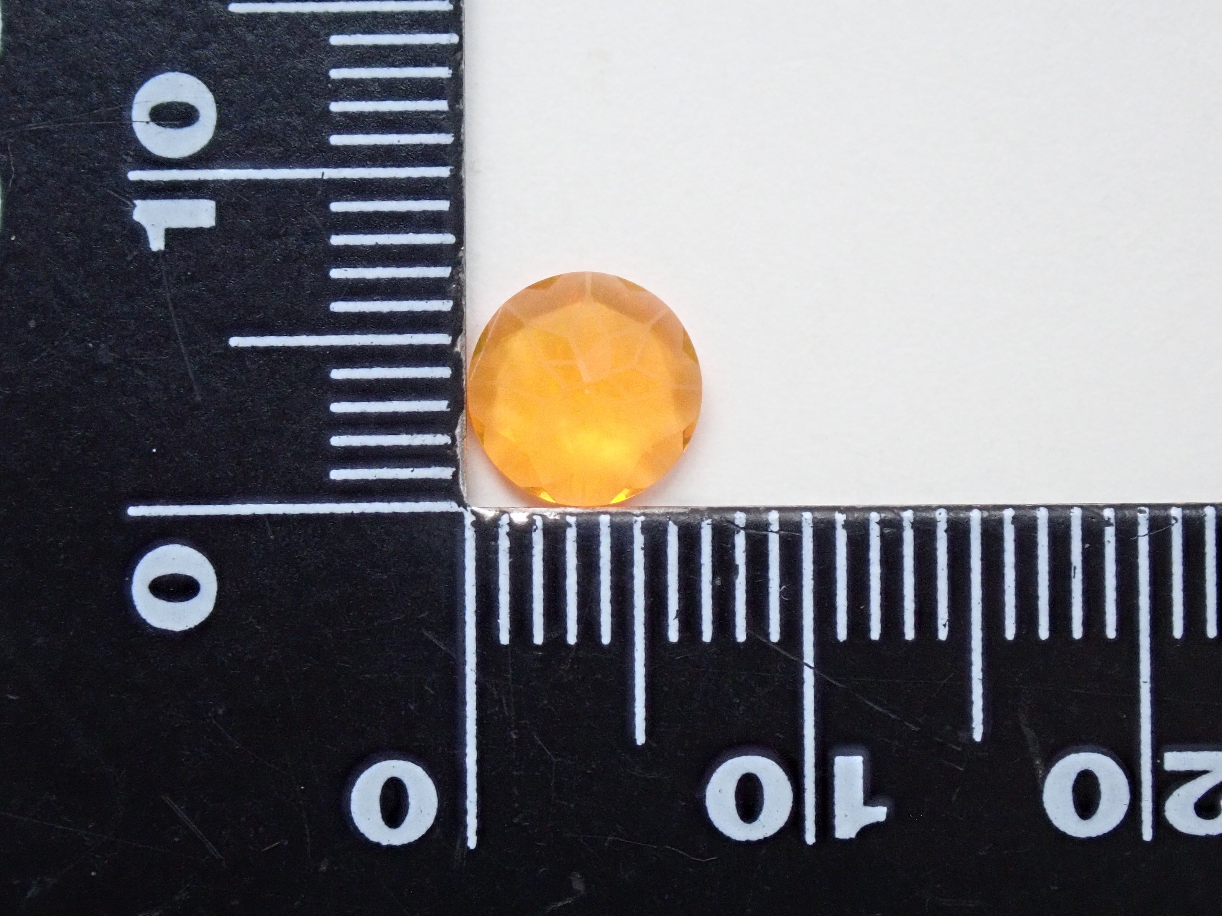 【ダンデライオンカット】ファイアオパール 7mm ルース ワッペン付