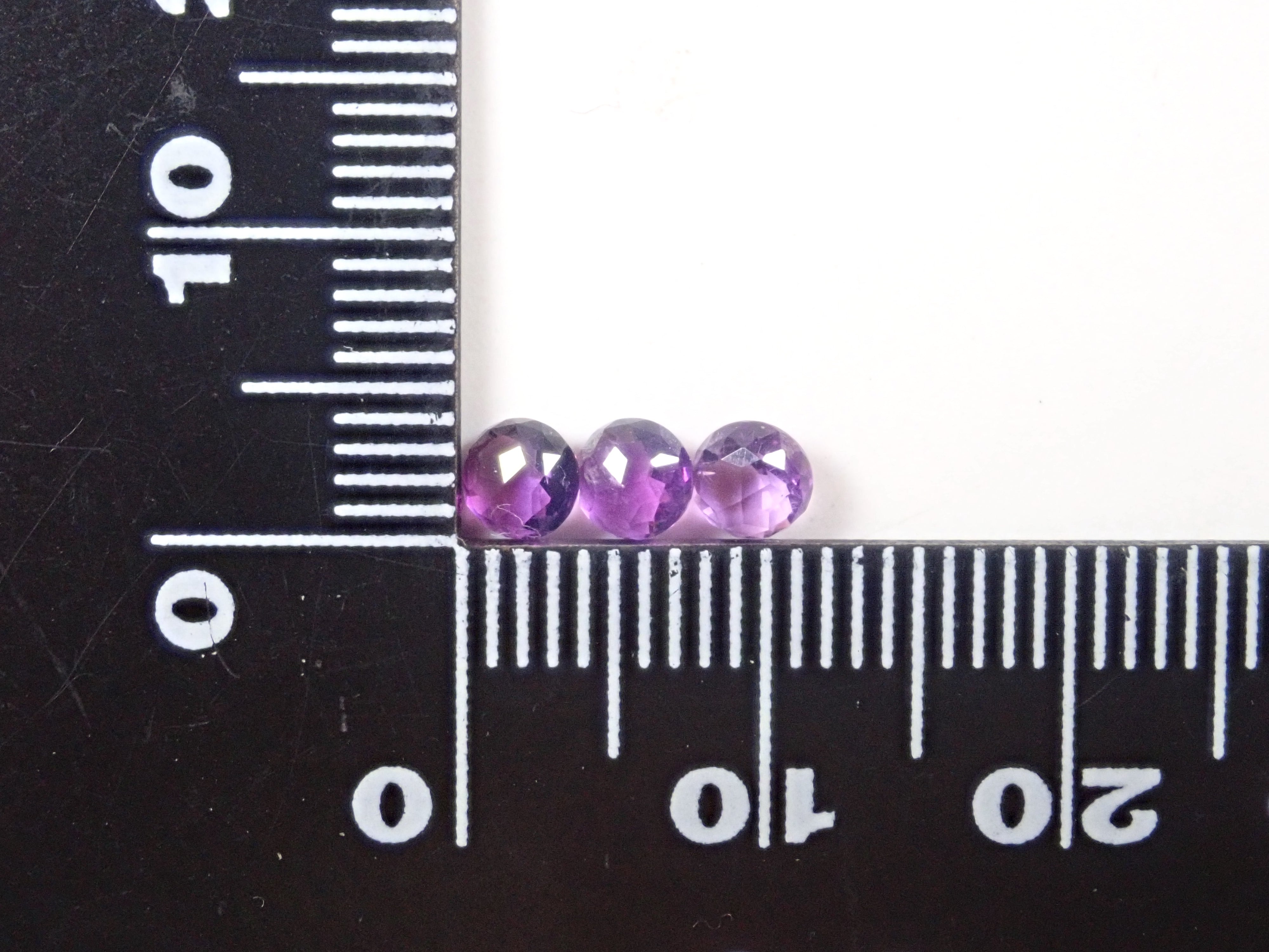 アメジスト・シトリン 4mm(エピコットカット) 2石セット