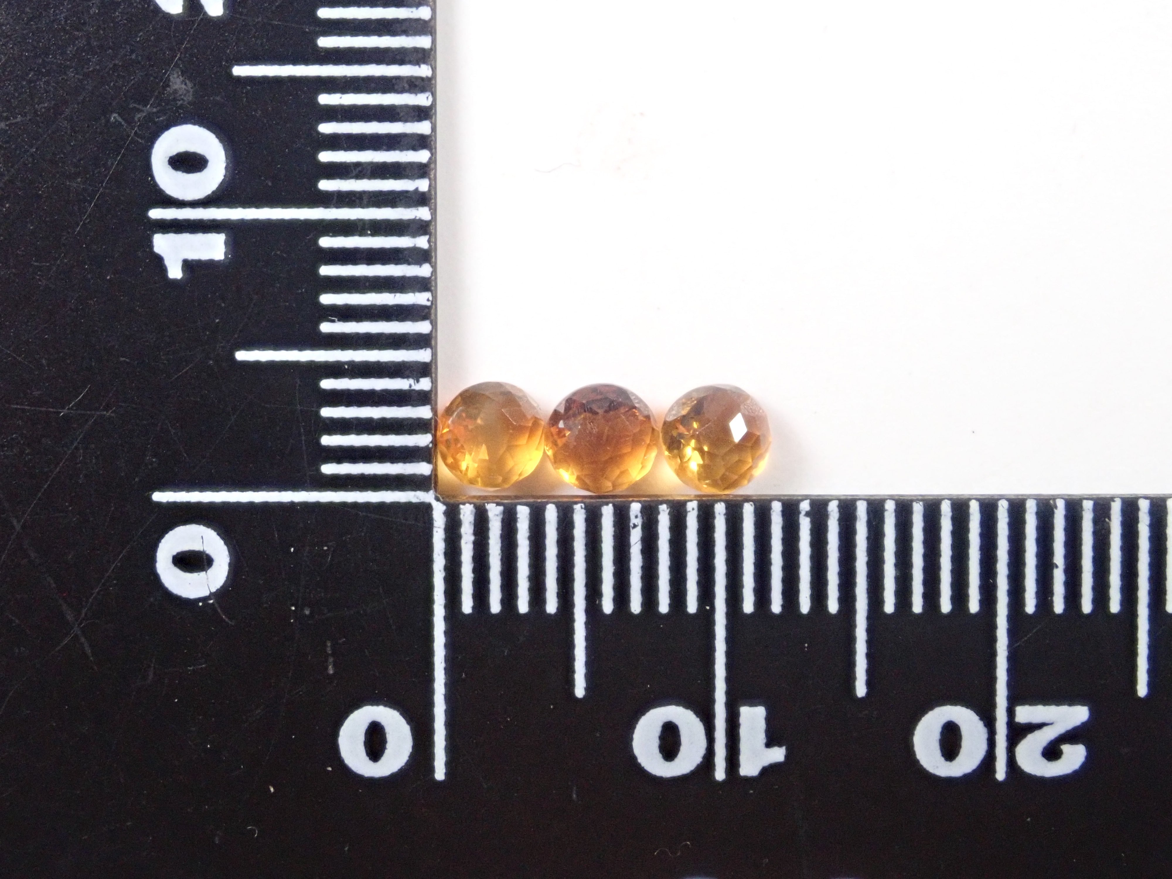 アメジスト・シトリン 4mm(エピコットカット) 2石セット