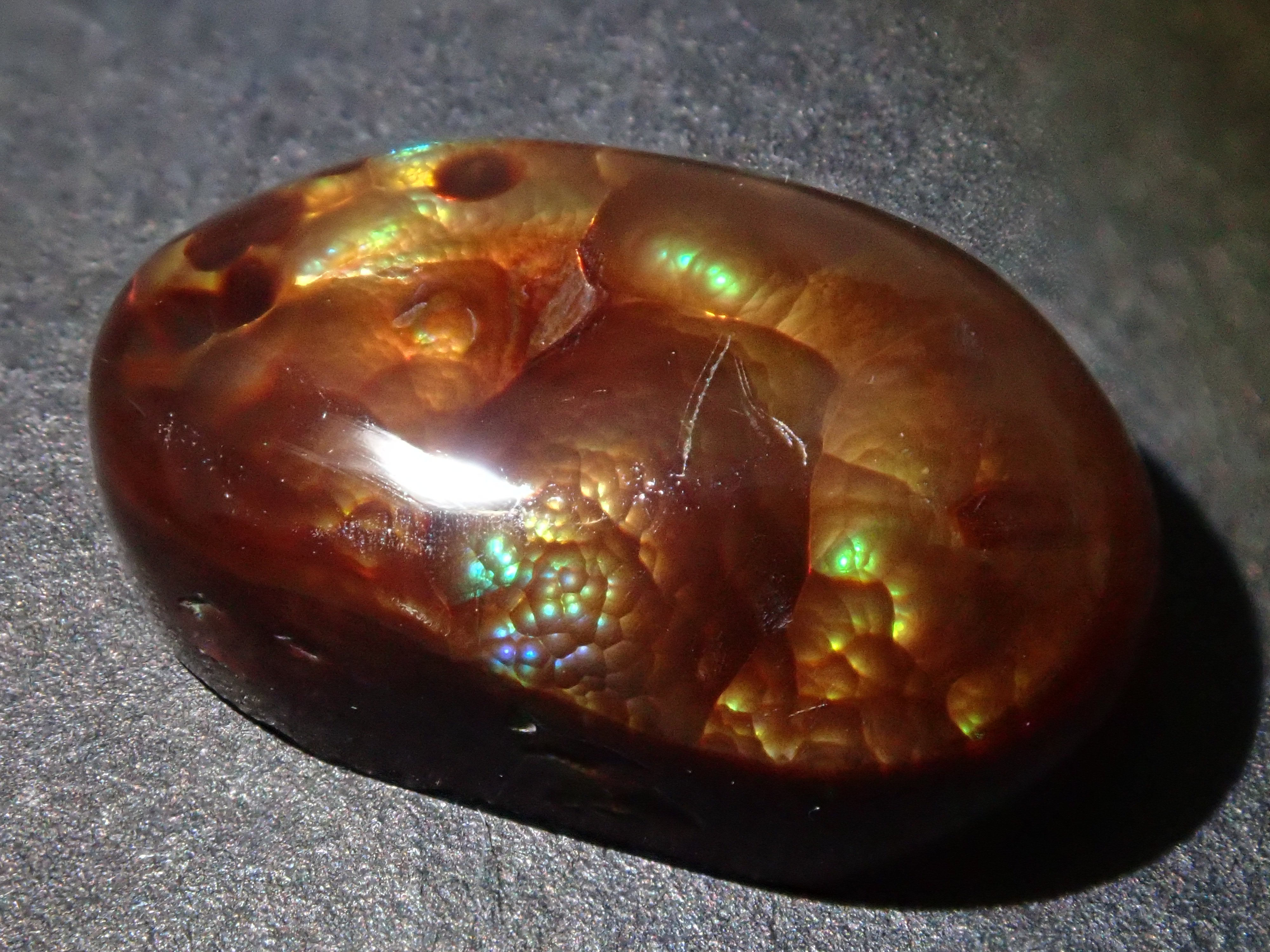 メキシコ産ファイアーアゲート 5.519ctルース