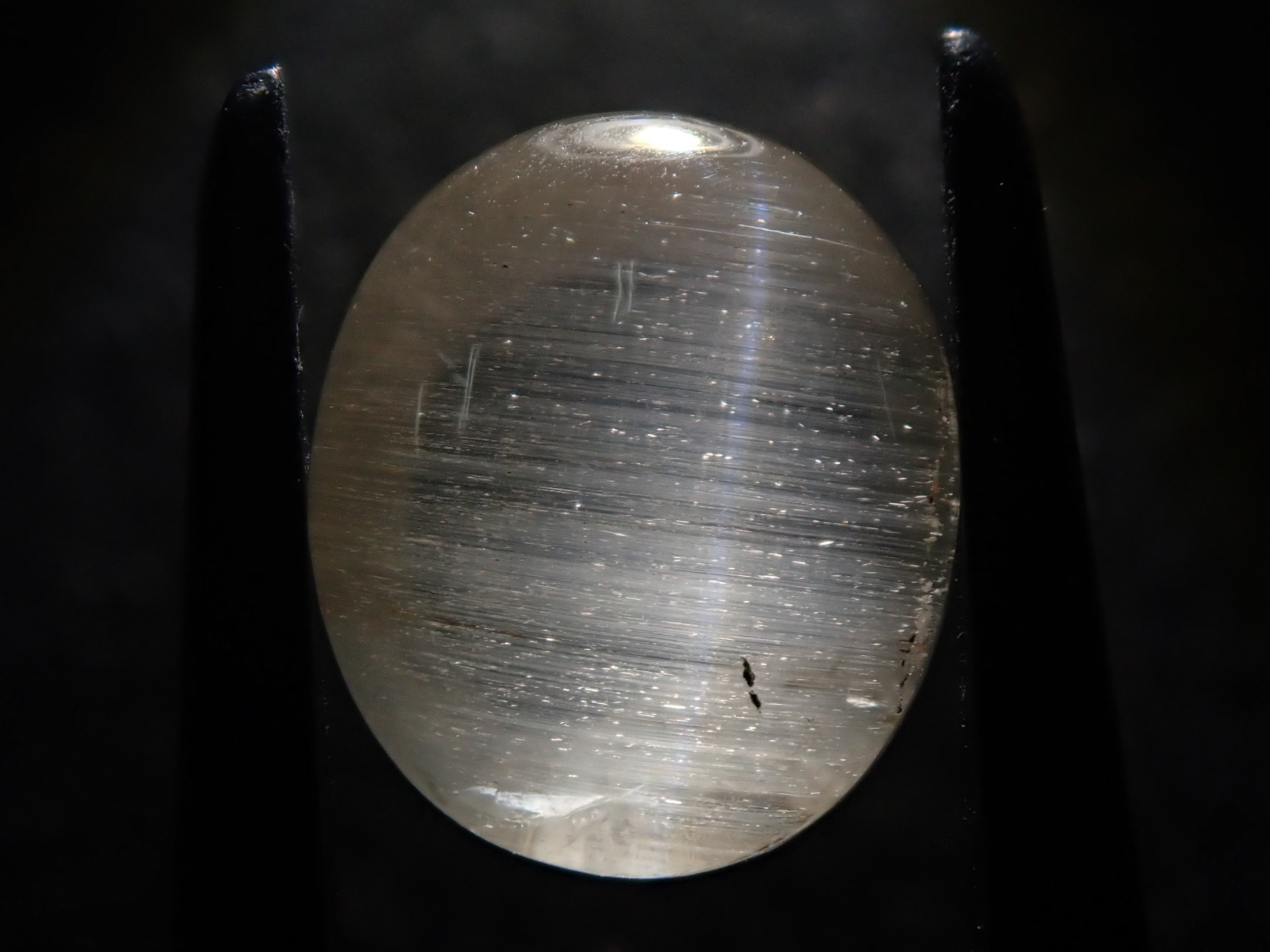 【12539379掲載】スリランカ産トパーズキャッツアイ 1.105ctルース