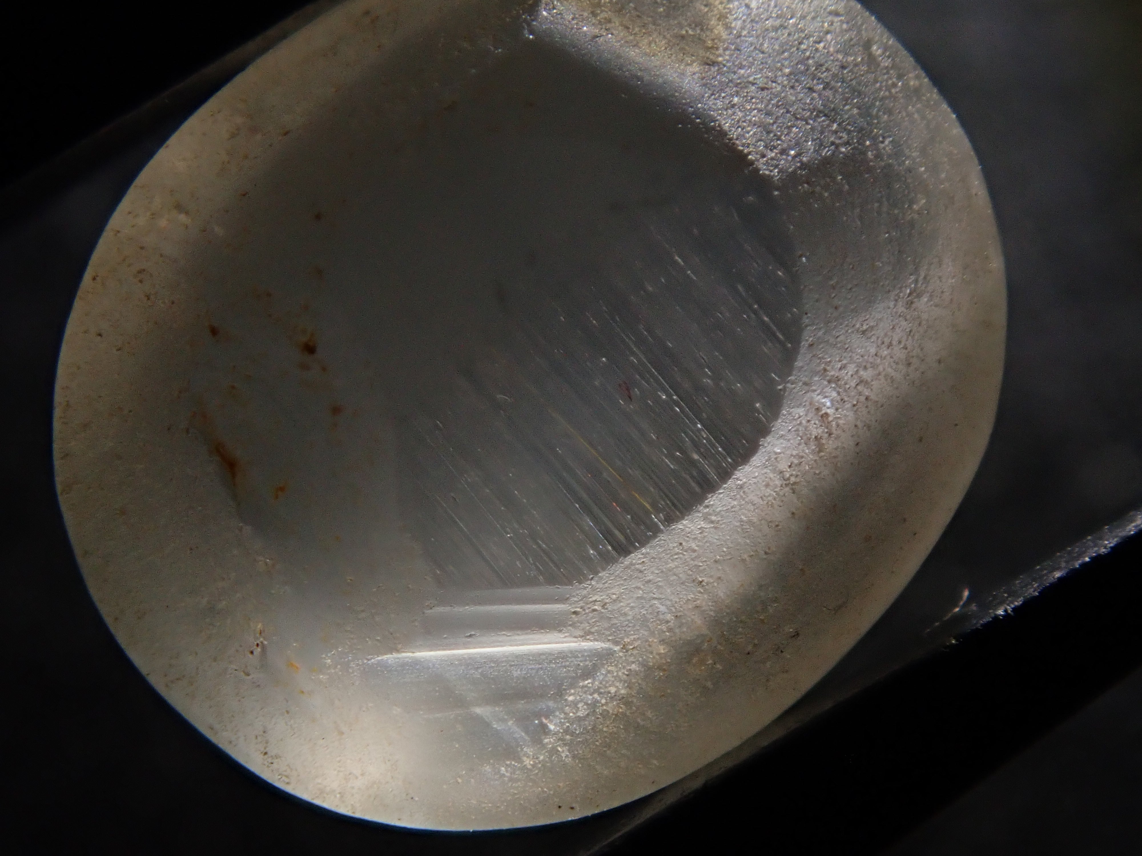 【12539379掲載】スリランカ産トパーズキャッツアイ 1.105ctルース