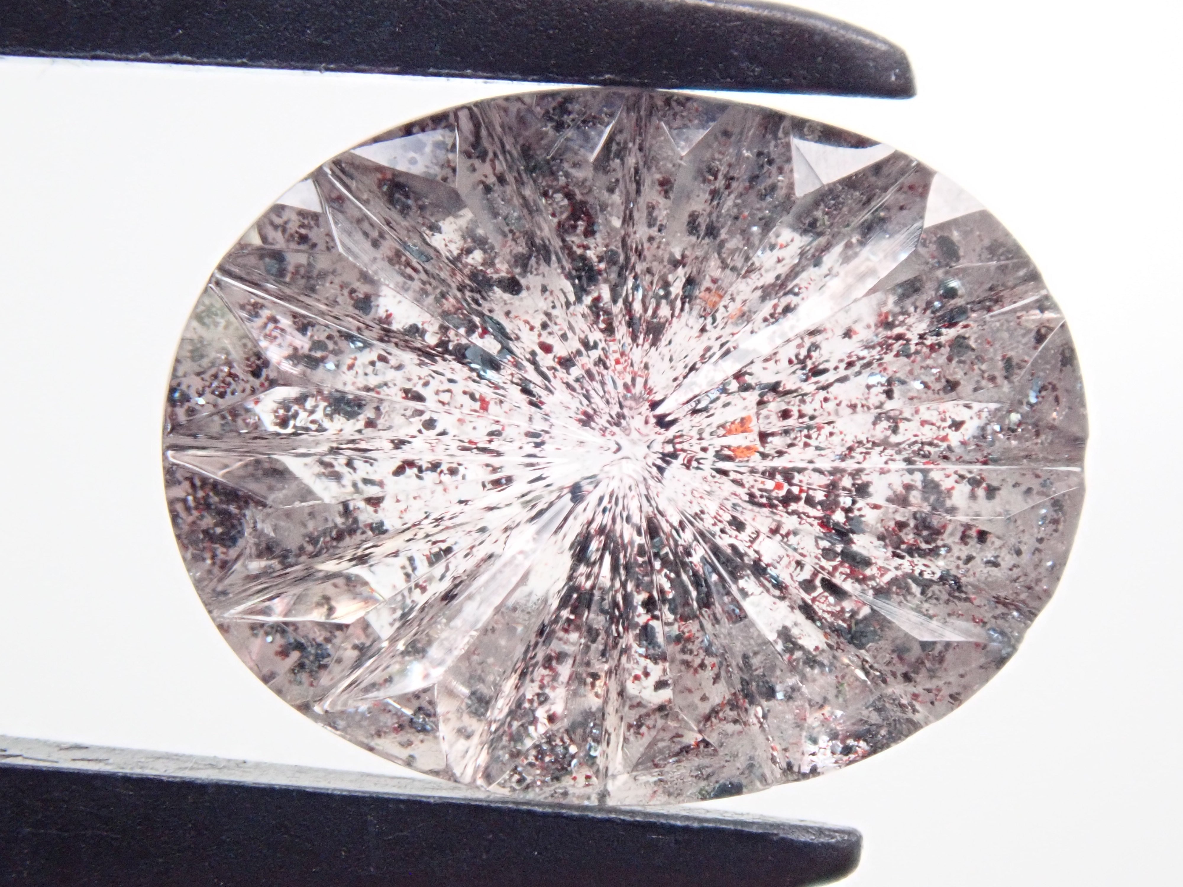 【甲州貴石切子】レピドクロサイトインクォーツ 2.488ct《コラボ》ルース ワッペン付