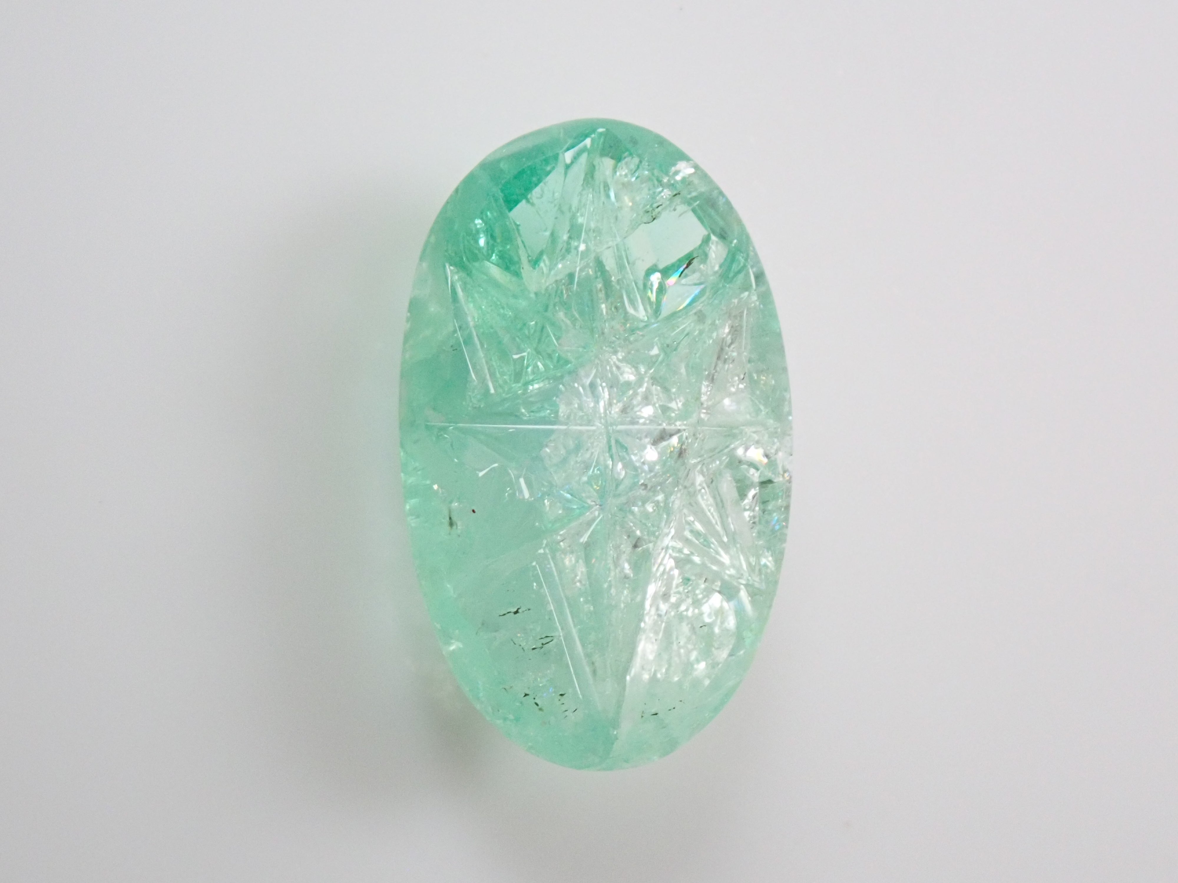 【甲州貴石切子】コロンビア産エメラルド 2.550ct《コラボ》ルース ワッペン付