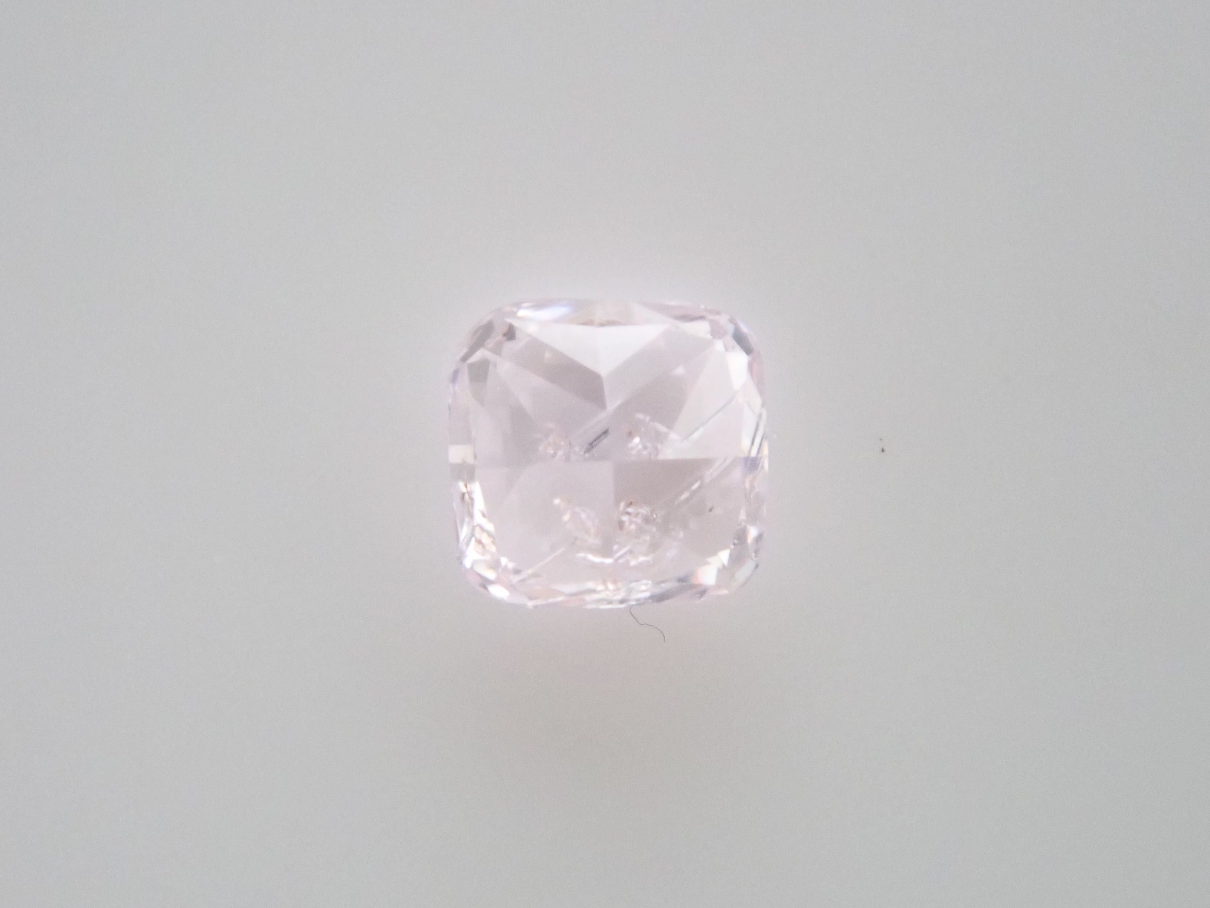 ピンクダイヤモンド 0.074ctルース(FANCY LIGHT PURPLE PINK, I-1)
