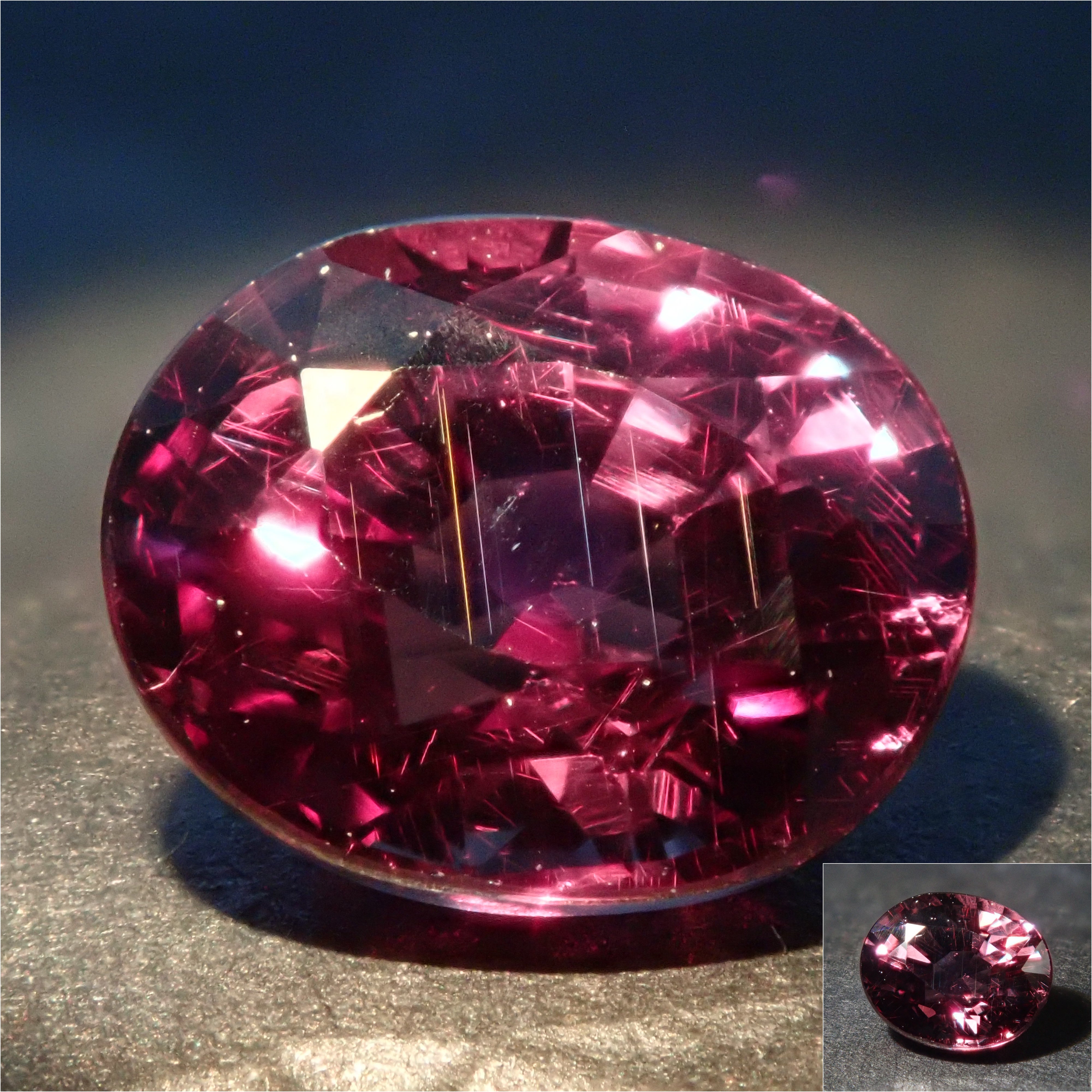 パイロープ・スペサルティンガーネット(カラーチェンジガーネット) 1.171ctルース