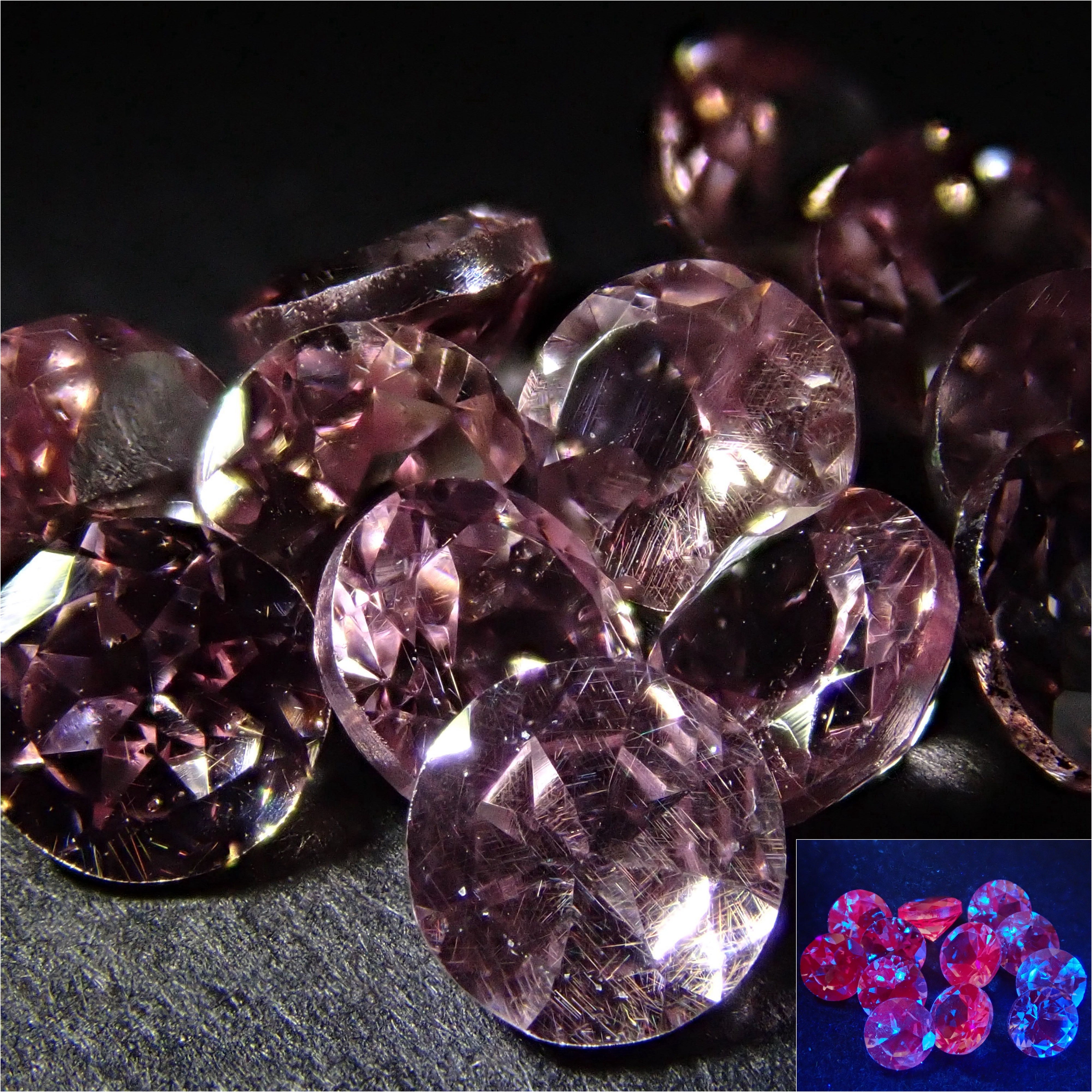 【10/11 22時販売】ドラゴンガーネット1石(3.5mm,ラウンドカット)《複数購入割引有》