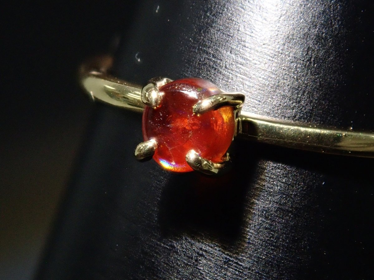 K18アンドラダイトガーネット(通称名 レインボーガーネット)0.347ct リング - カラッツSTORE