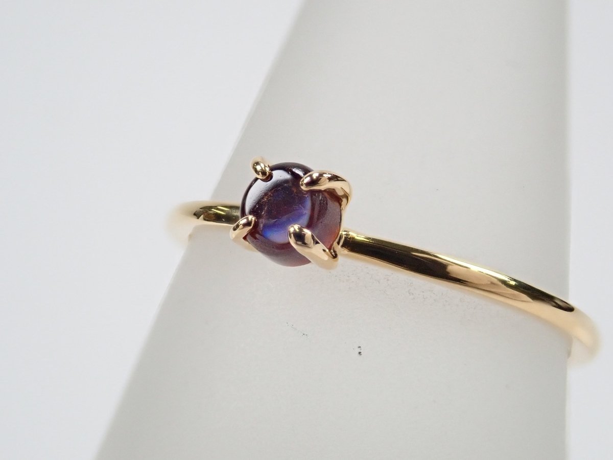 K18アンドラダイトガーネット(通称名 レインボーガーネット)0.347ct リング - カラッツSTORE