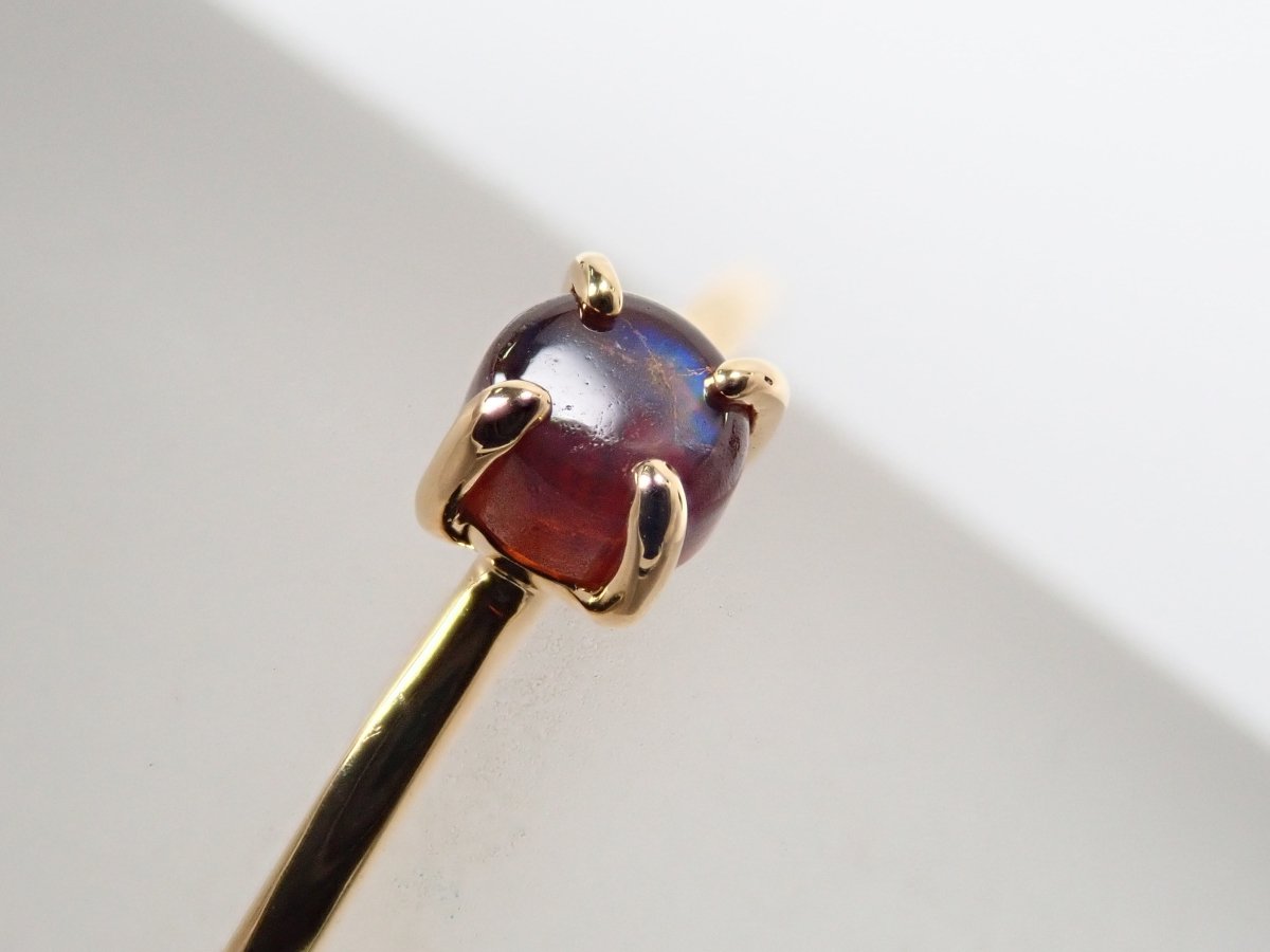 K18アンドラダイトガーネット(通称名 レインボーガーネット)0.347ct リング - カラッツSTORE