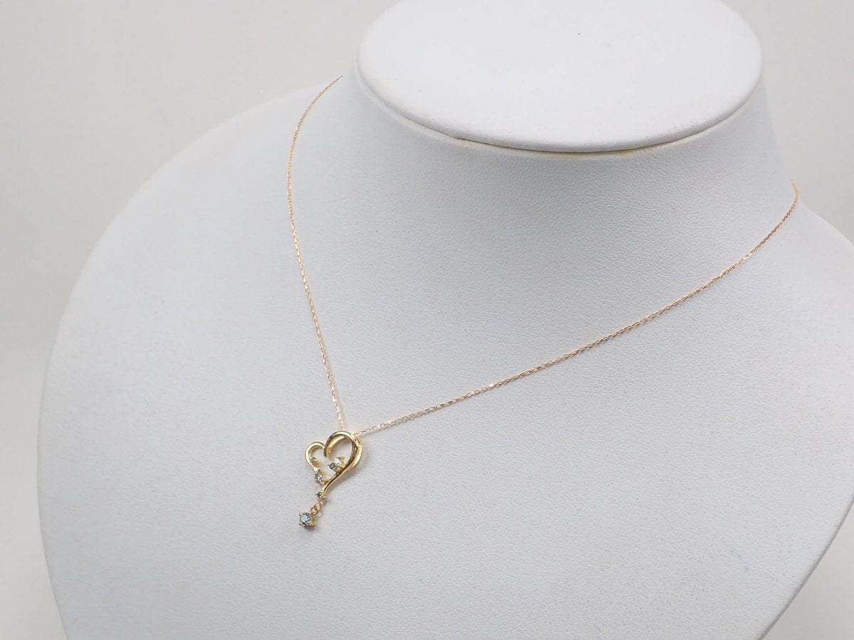 K18アクアマリンペンダント(ネックレス) - カラッツSTORE