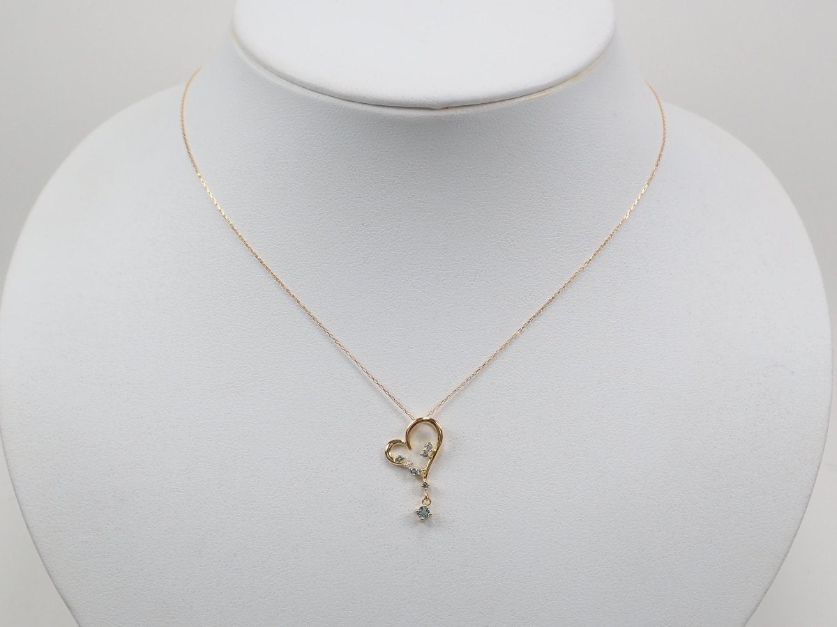 K18アクアマリンペンダント(ネックレス) - カラッツSTORE