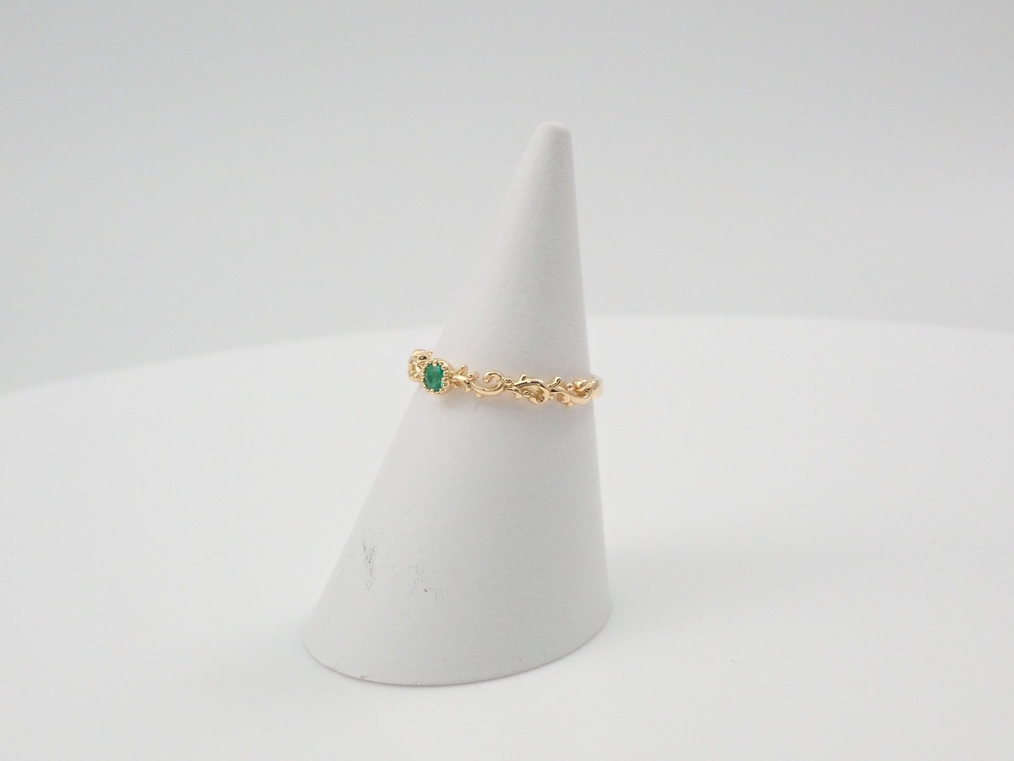 K18エメラルドリング - KARATZ STORE|カラッツSTORE