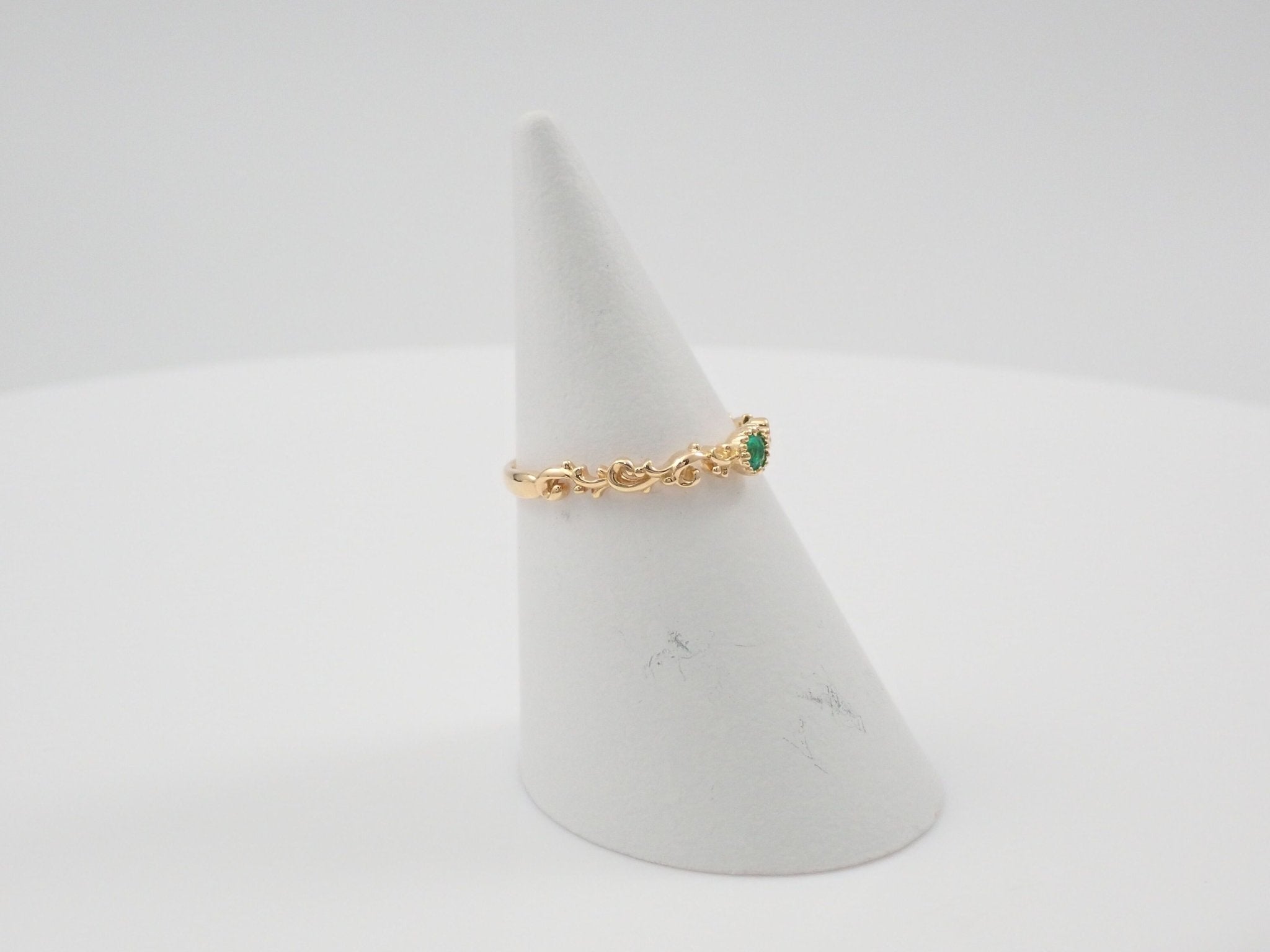 K18エメラルドリング - KARATZ STORE|カラッツSTORE