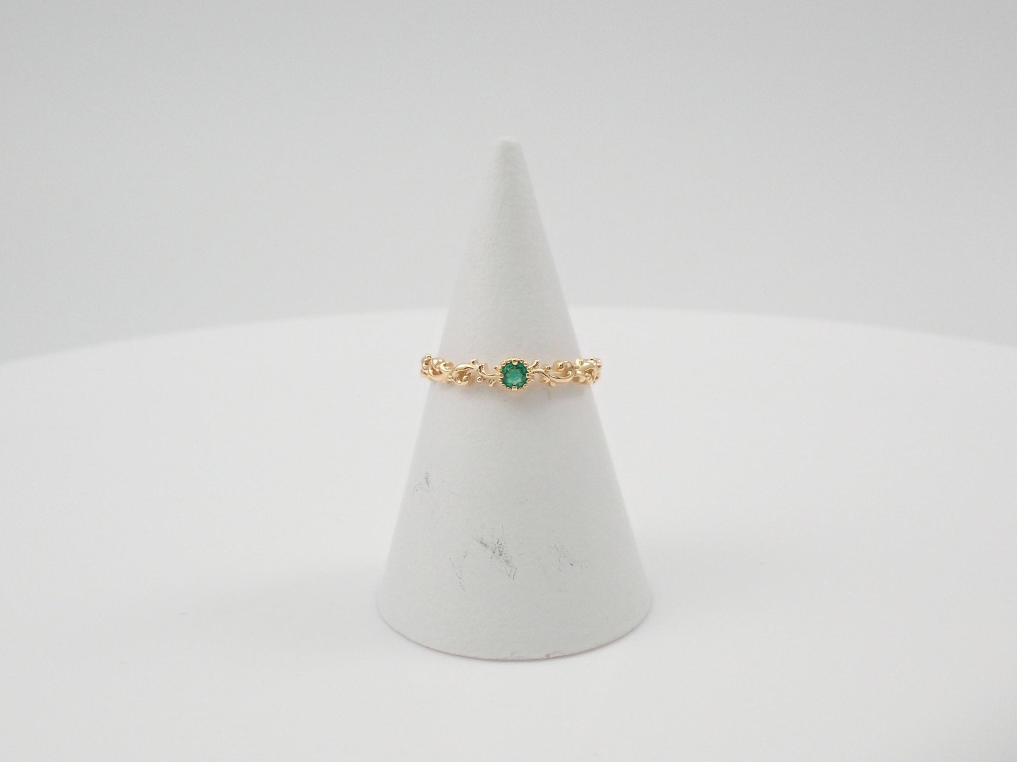K18エメラルドリング - KARATZ STORE|カラッツSTORE