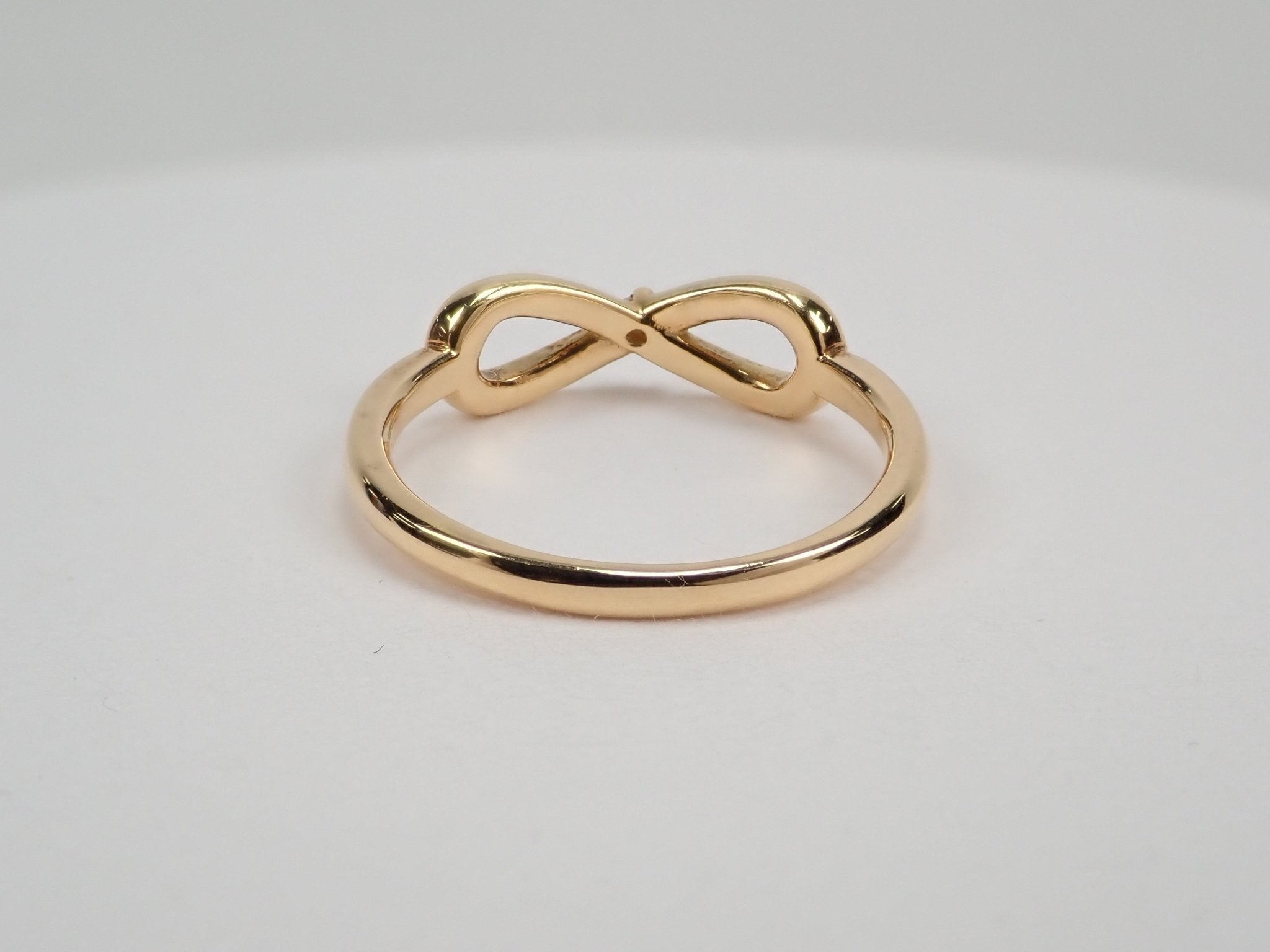 K18ダイヤモンド0.01ct リング(ピンキーリング) - KARATZ STORE|カラッツSTORE