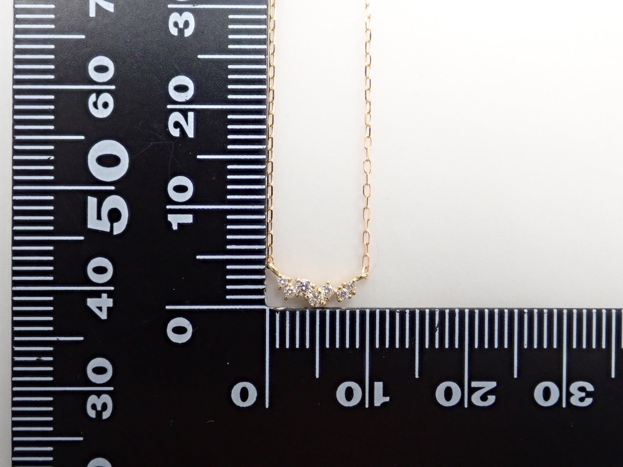 K18ダイヤモンド0.06ct ペンダント(ネックレス) - KARATZ STORE|カラッツSTORE
