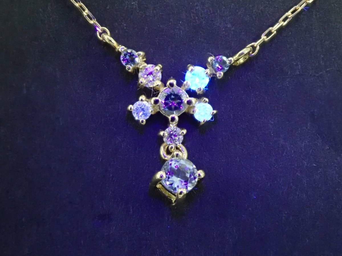 K18アクアマリン0.10ct ペンダント(ネックレス) - カラッツSTORE