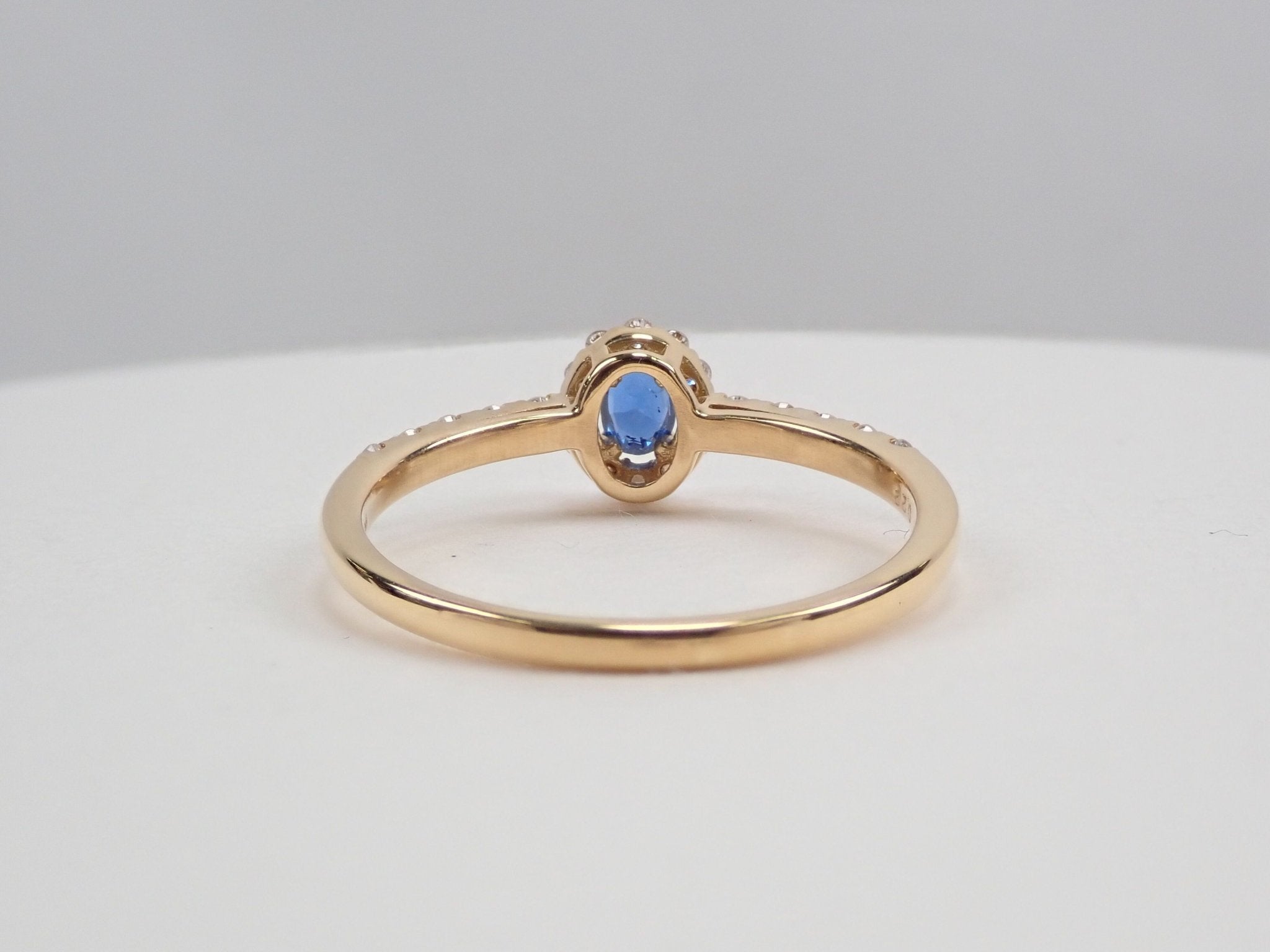 K18コバルトスピネル0.154ct リング 日独付 - KARATZ STORE|カラッツSTORE