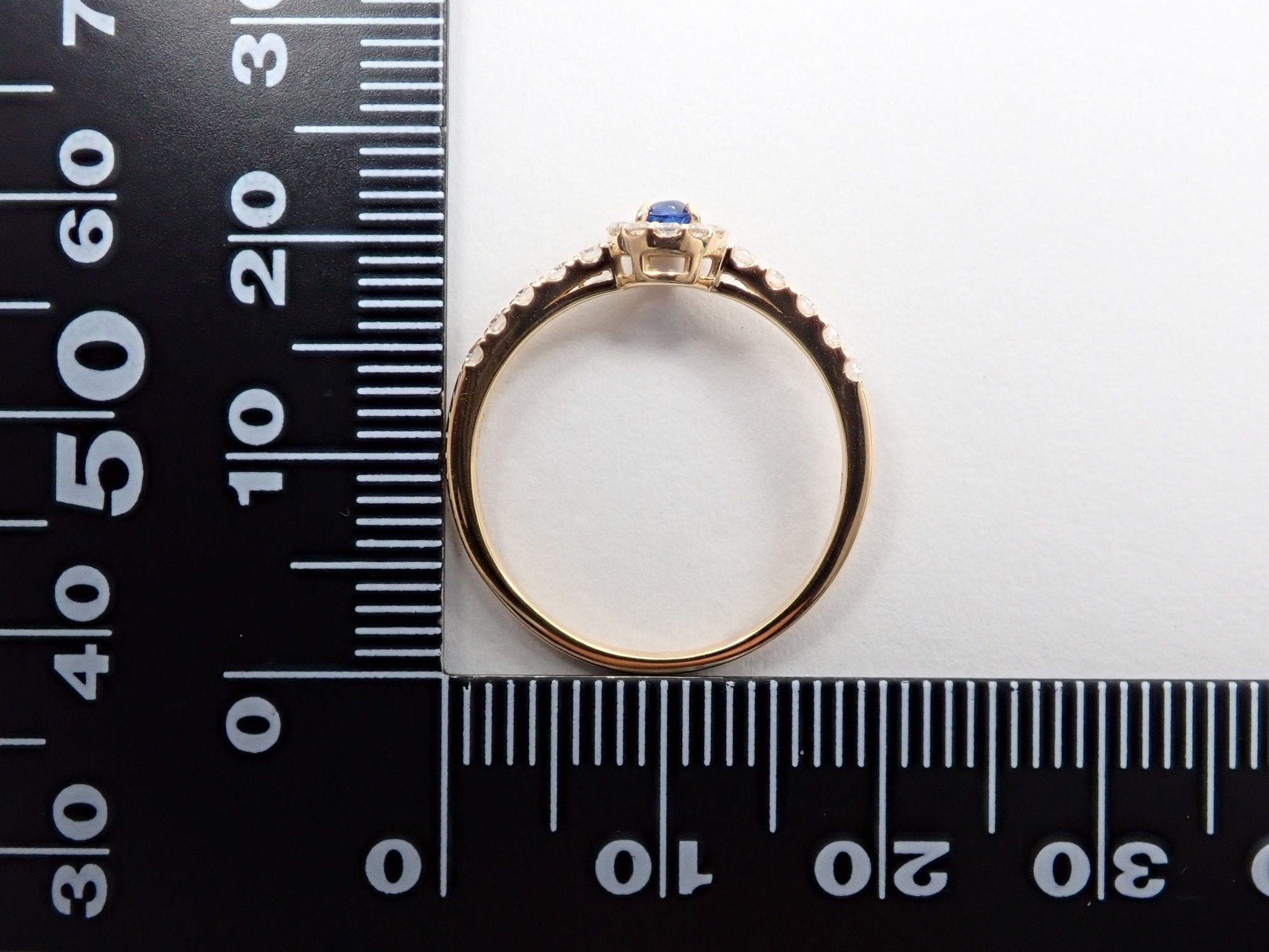 K18コバルトスピネル0.154ct リング 日独付 - KARATZ STORE|カラッツSTORE