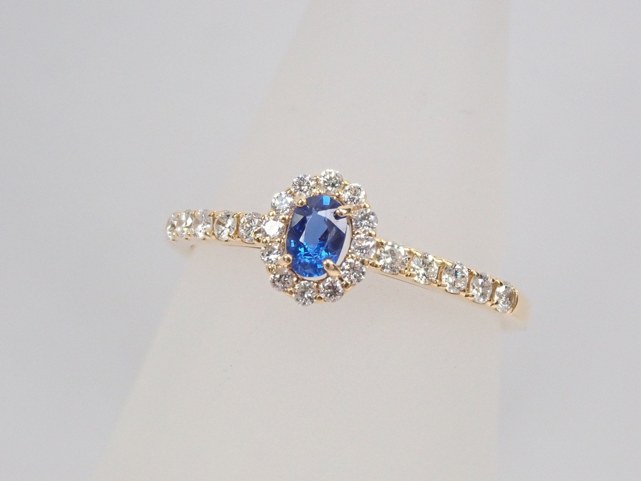 K18コバルトスピネル0.154ct リング 日独付 - KARATZ STORE|カラッツSTORE