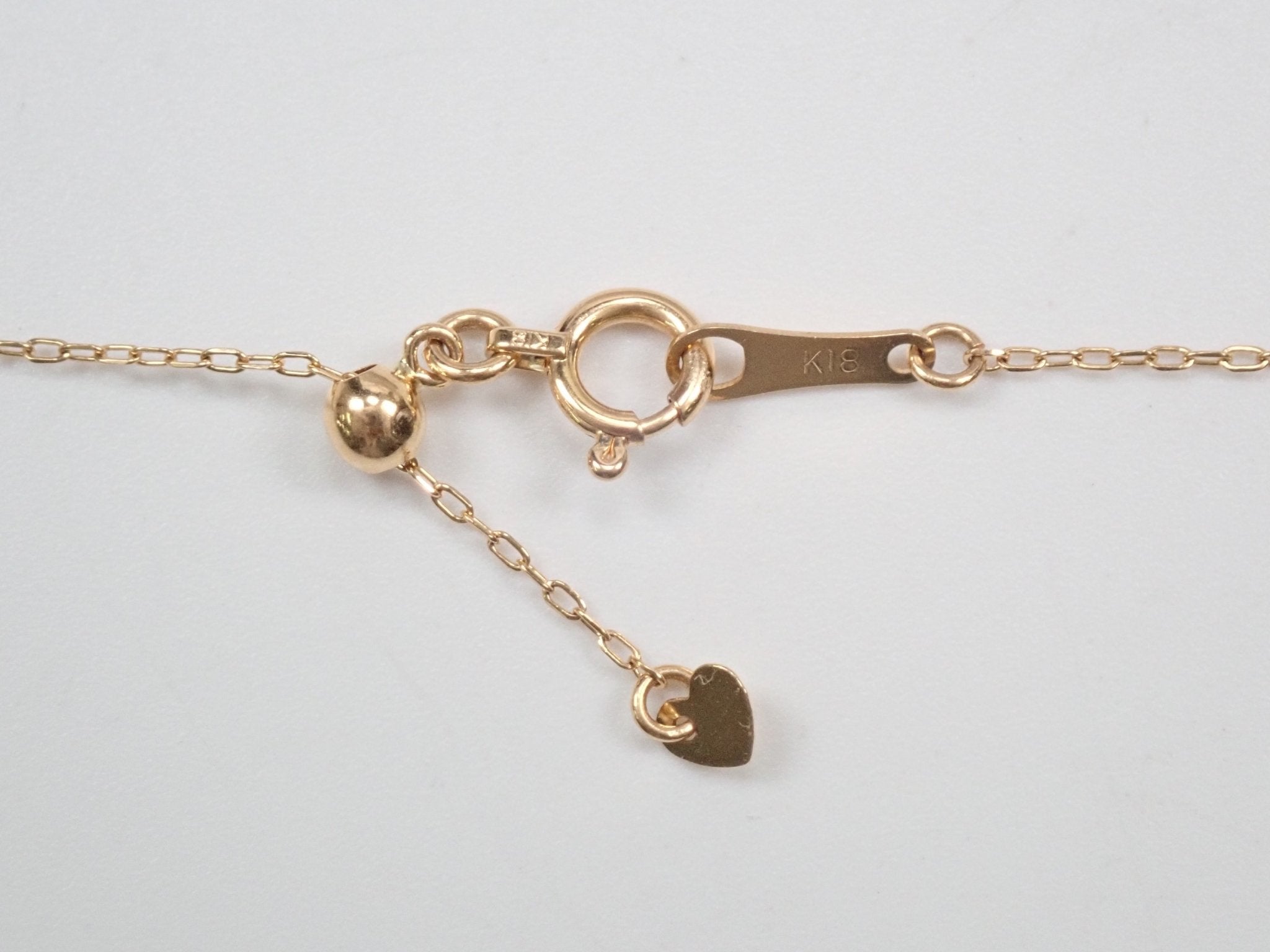 K18ブラジル産パライバトルマリン0.172ct ペンダント(ネックレス) - KARATZ STORE|カラッツSTORE