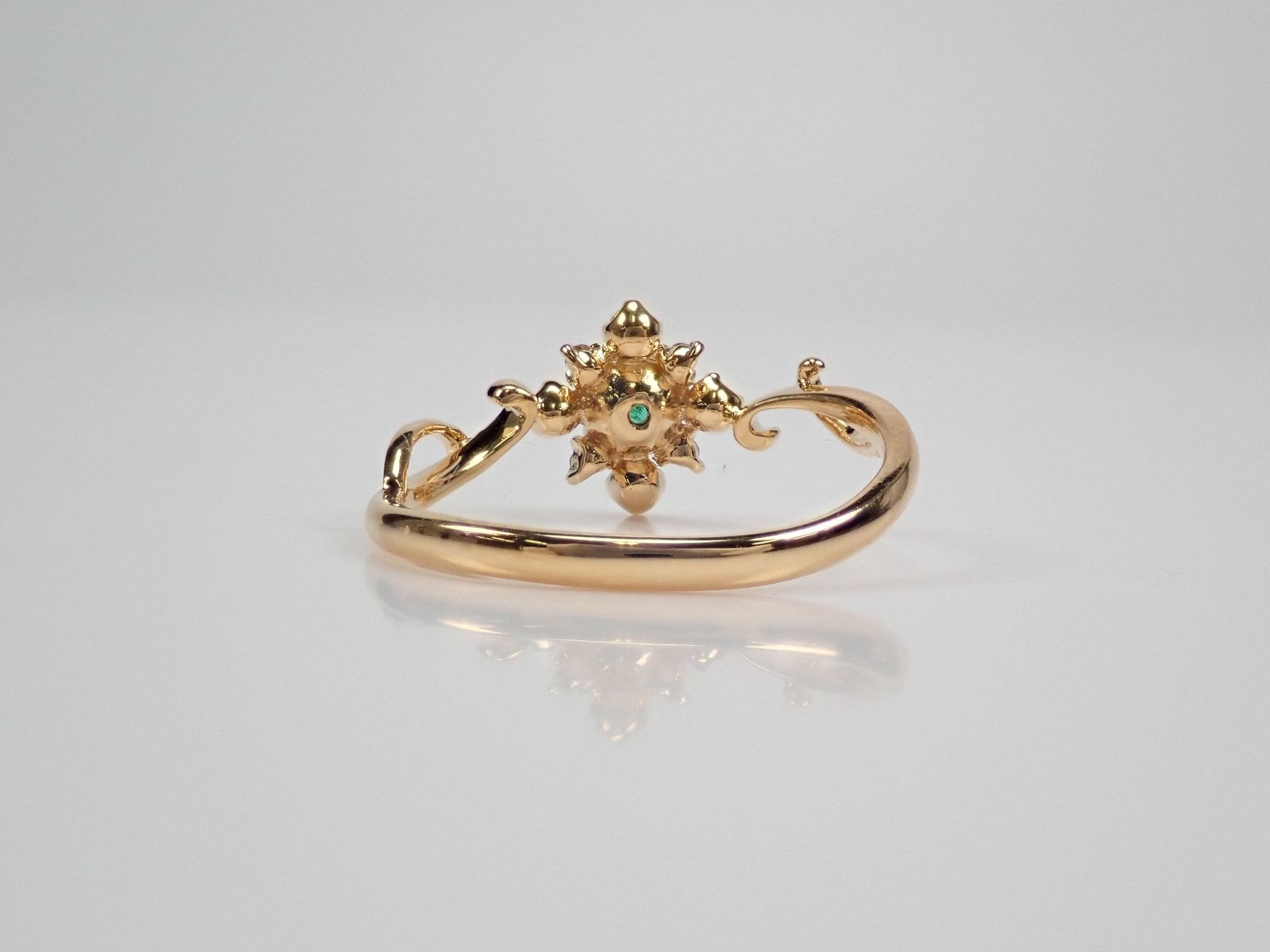 K18エメラルド0.17ct リング - KARATZ STORE|カラッツSTORE
