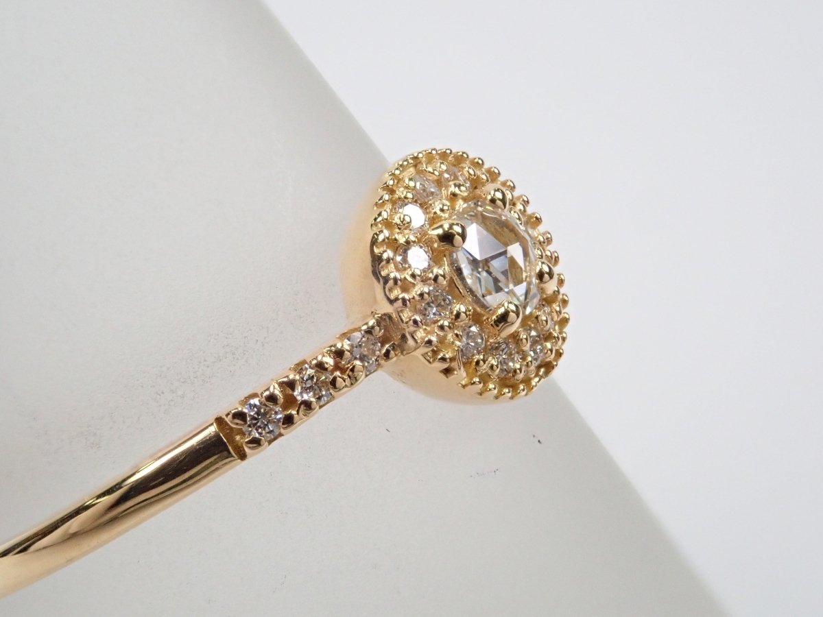 K18ダイヤモンド0.18ct リング(ローズカット) - カラッツSTORE