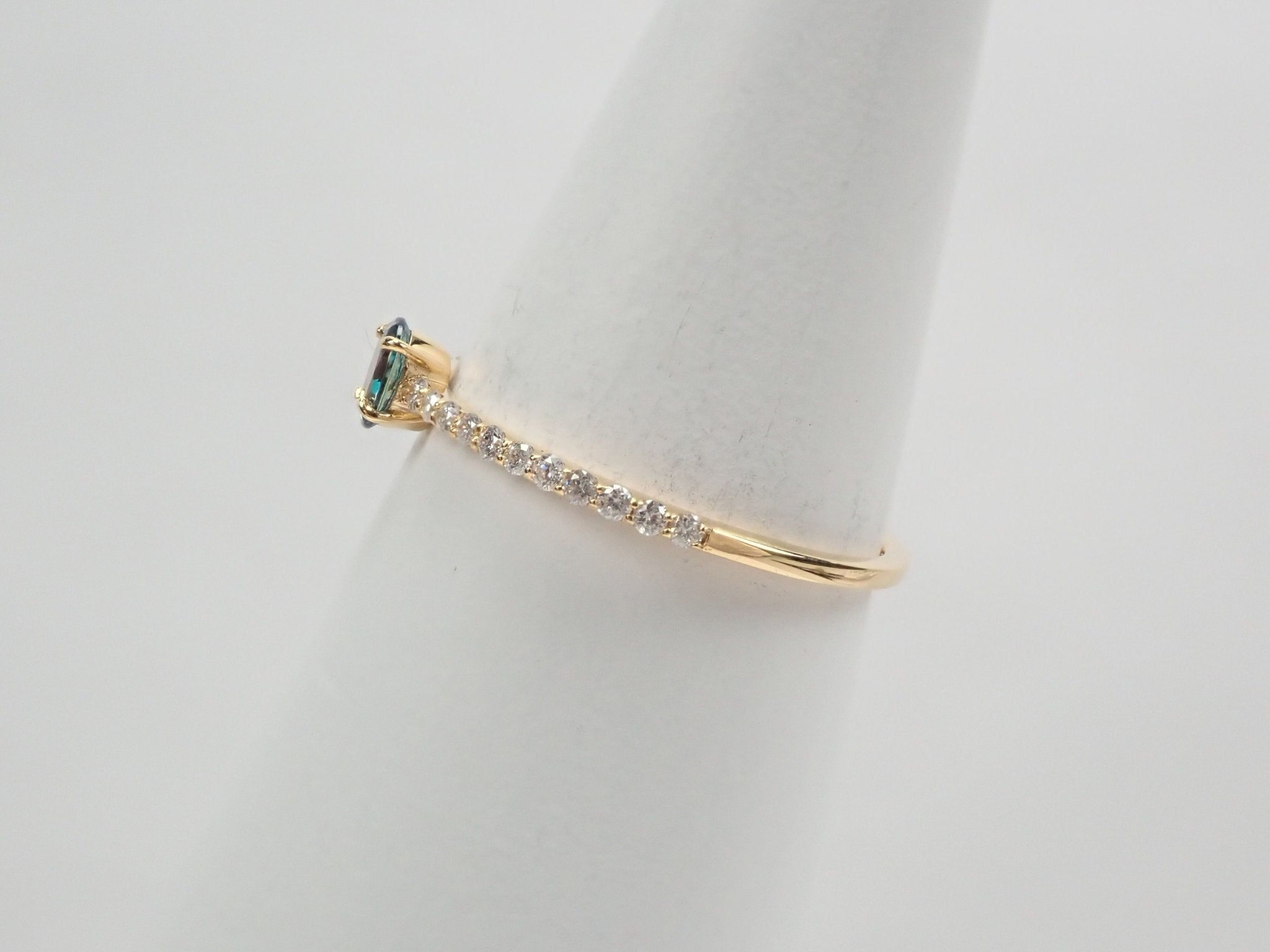 K18アレキサンドライト0.20ct リング - KARATZ STORE|カラッツSTORE