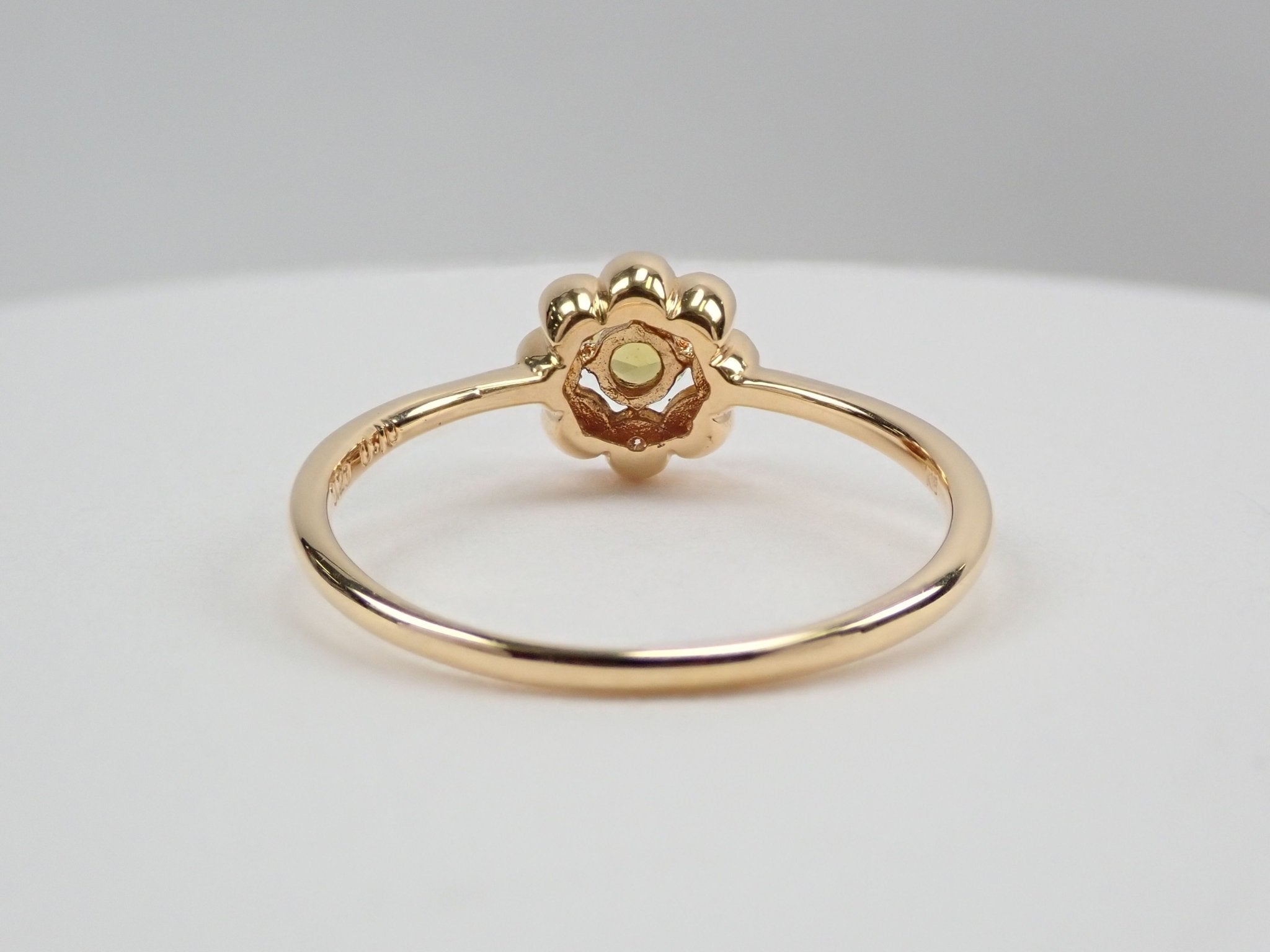 K18マリガーネット(グロッシュラー/アンドラダイト・ガーネット)0.20ct リング - KARATZ STORE|カラッツSTORE