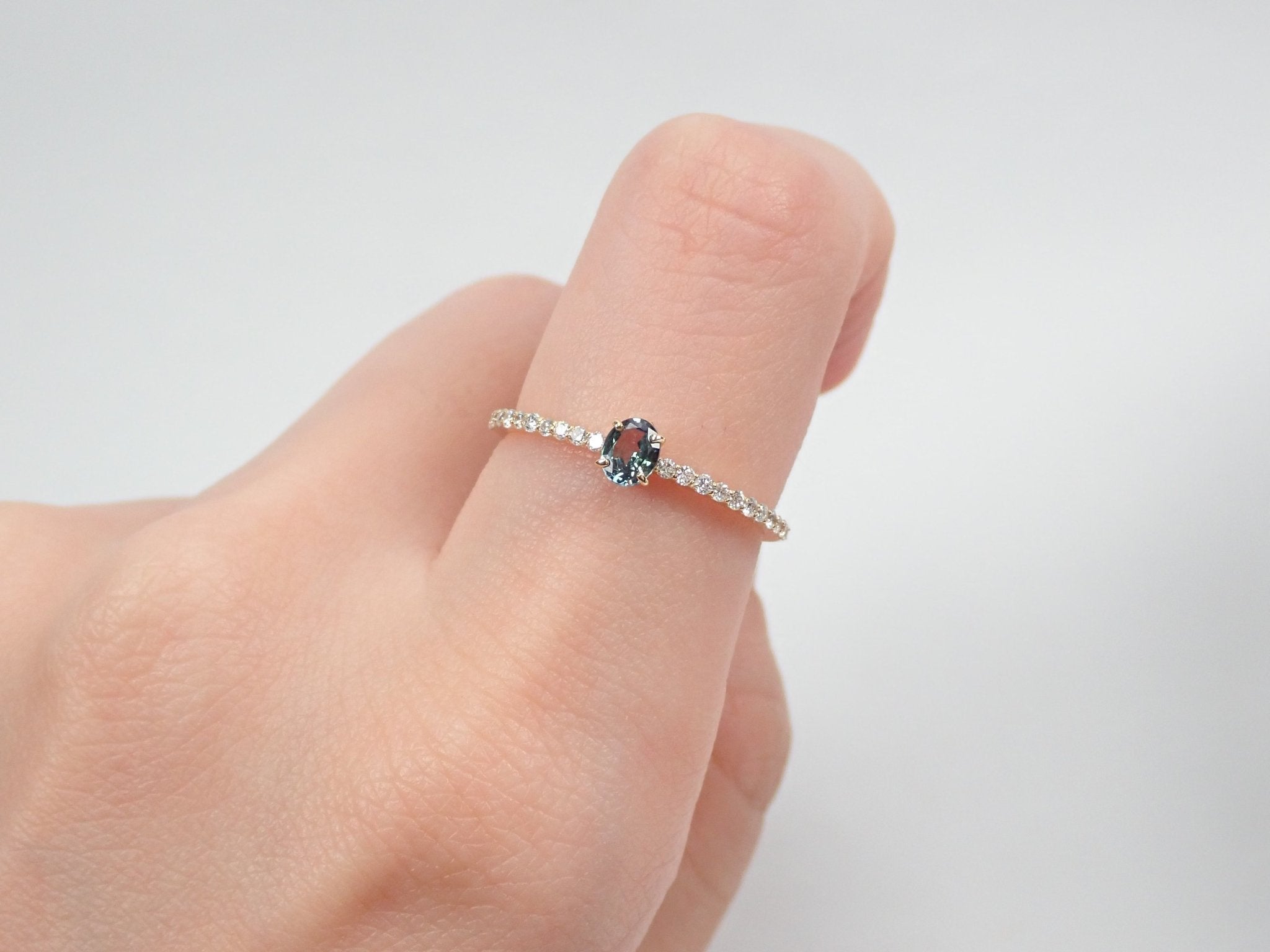 K18アレキサンドライト0.20ct リング - KARATZ STORE|カラッツSTORE