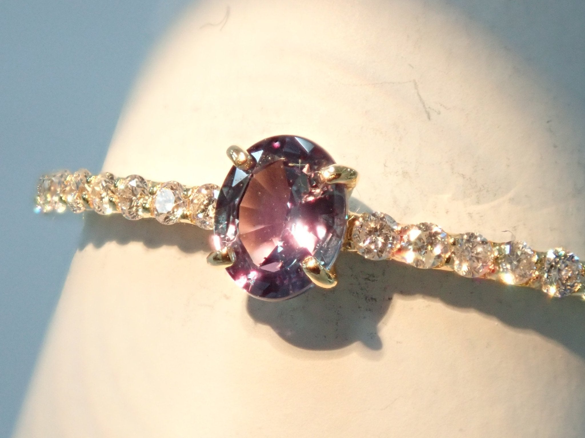 K18アレキサンドライト0.20ct リング - KARATZ STORE|カラッツSTORE