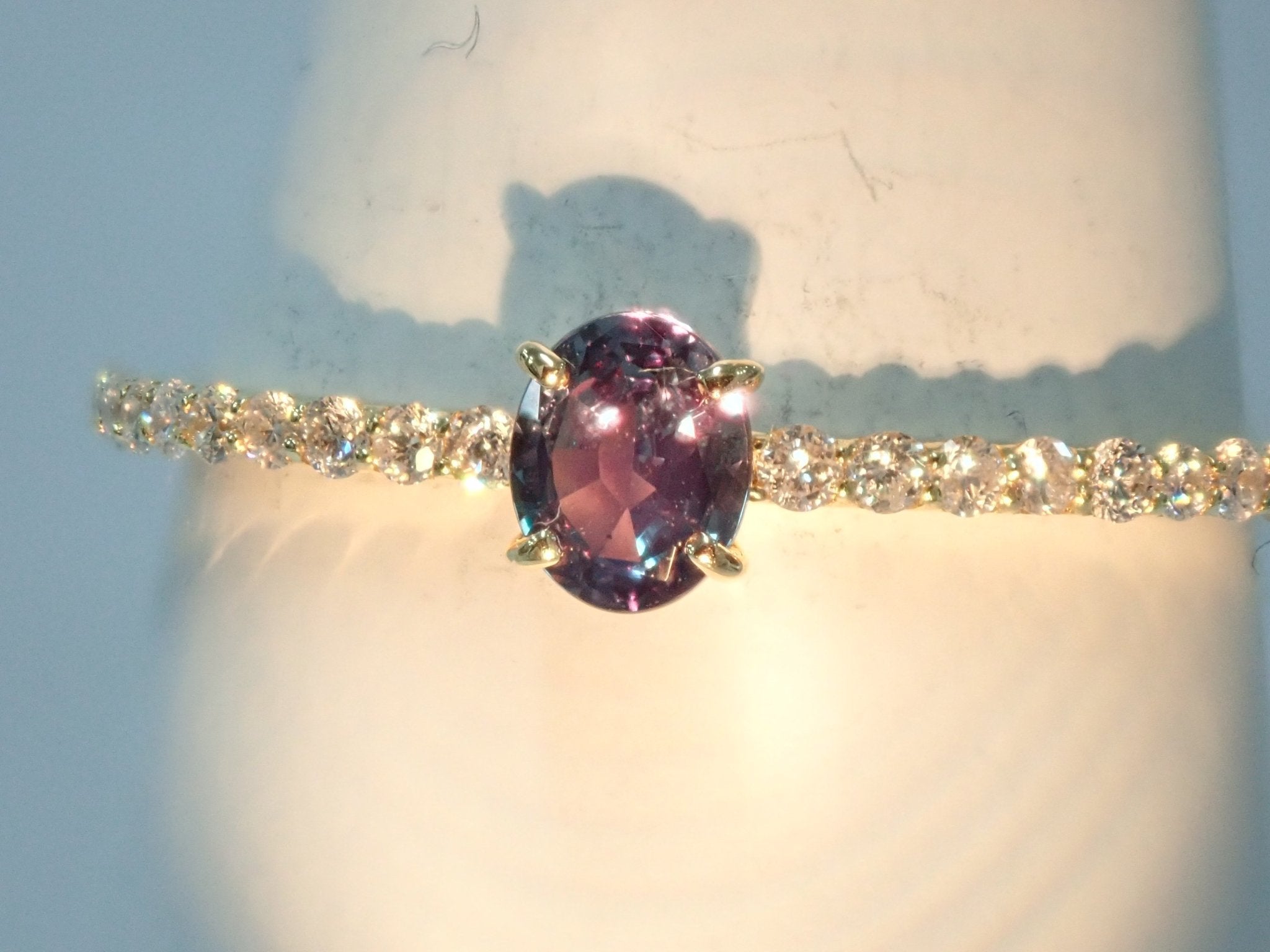 K18アレキサンドライト0.20ct リング - KARATZ STORE|カラッツSTORE