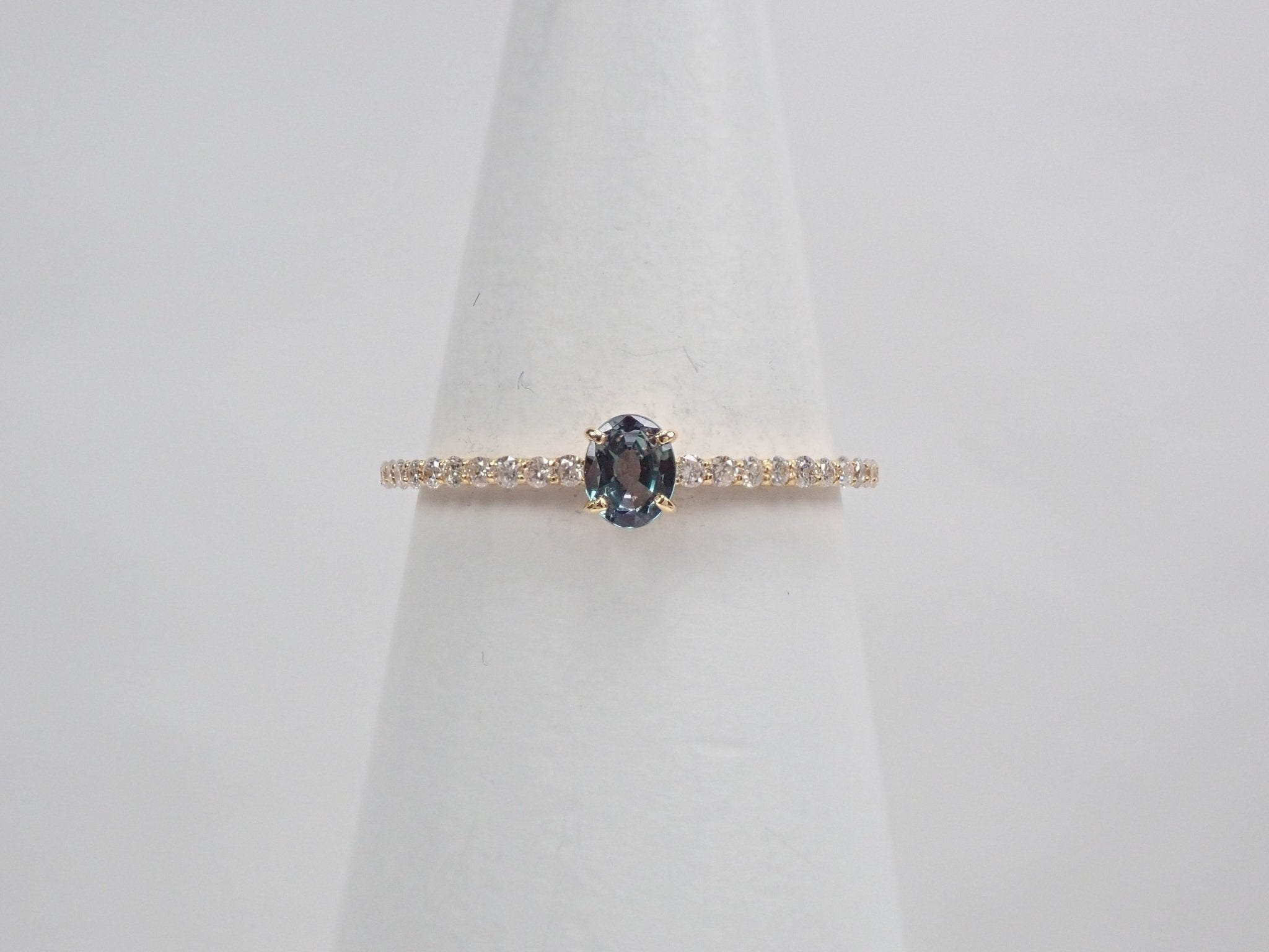 K18アレキサンドライト0.20ct リング - KARATZ STORE|カラッツSTORE