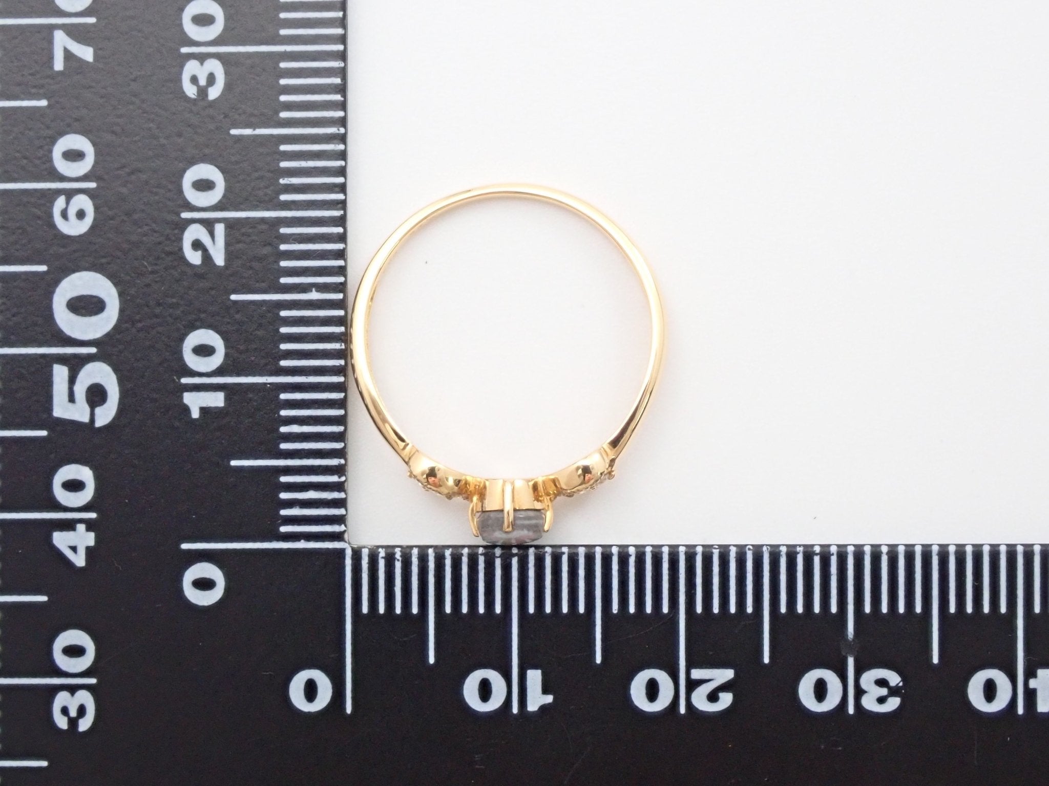 K18ブラックオパール0.23ct リング - KARATZ STORE|カラッツSTORE