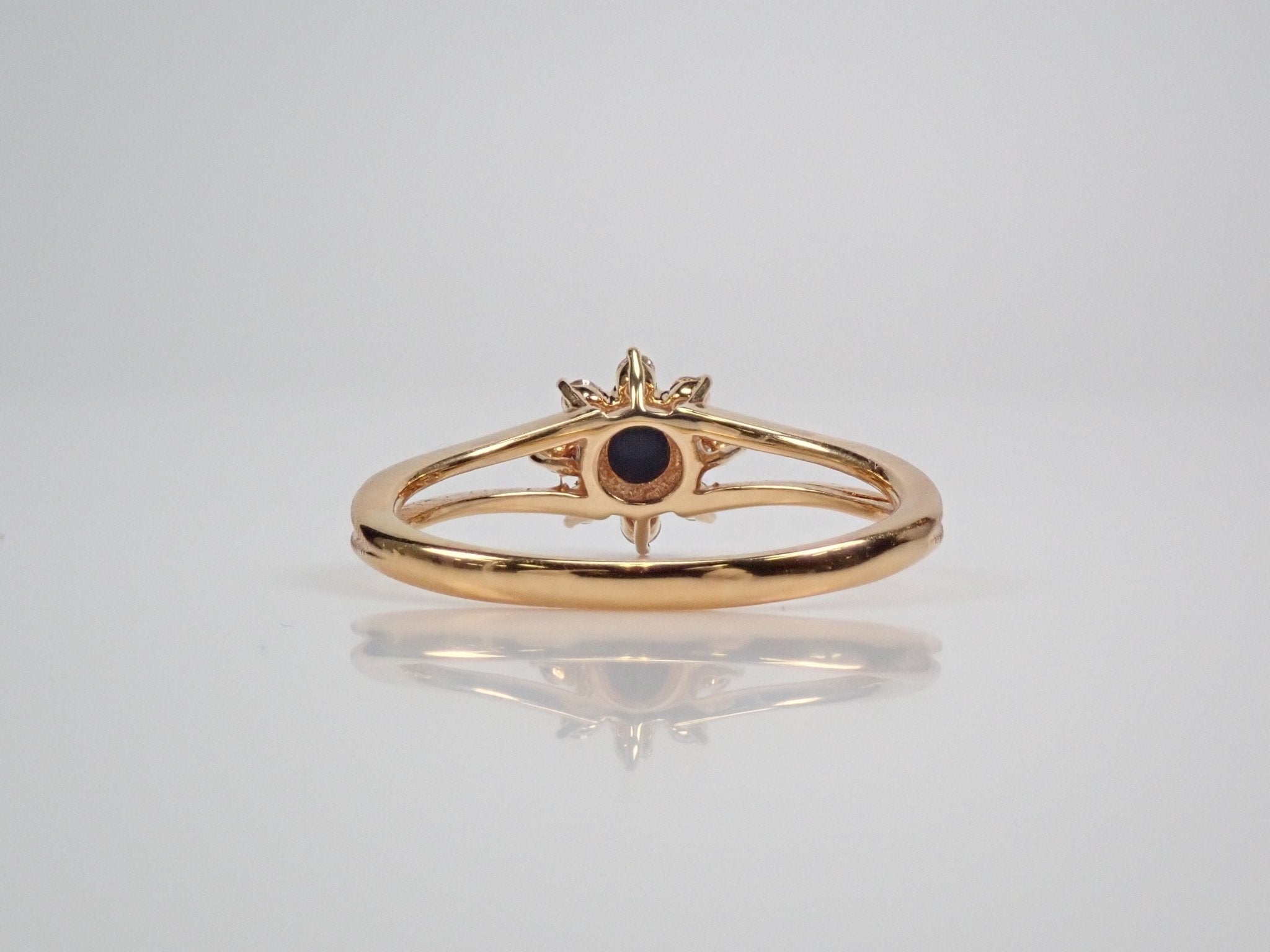 K18ブラックオパール0.2ct リング - KARATZ STORE|カラッツSTORE