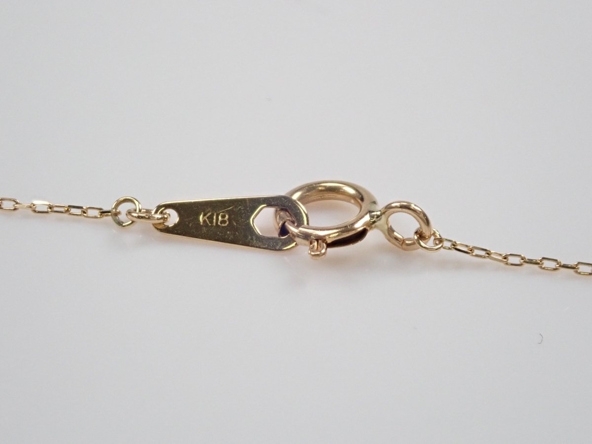 K18アクアマリン0.30ct ペンダント(ネックレス) - カラッツSTORE
