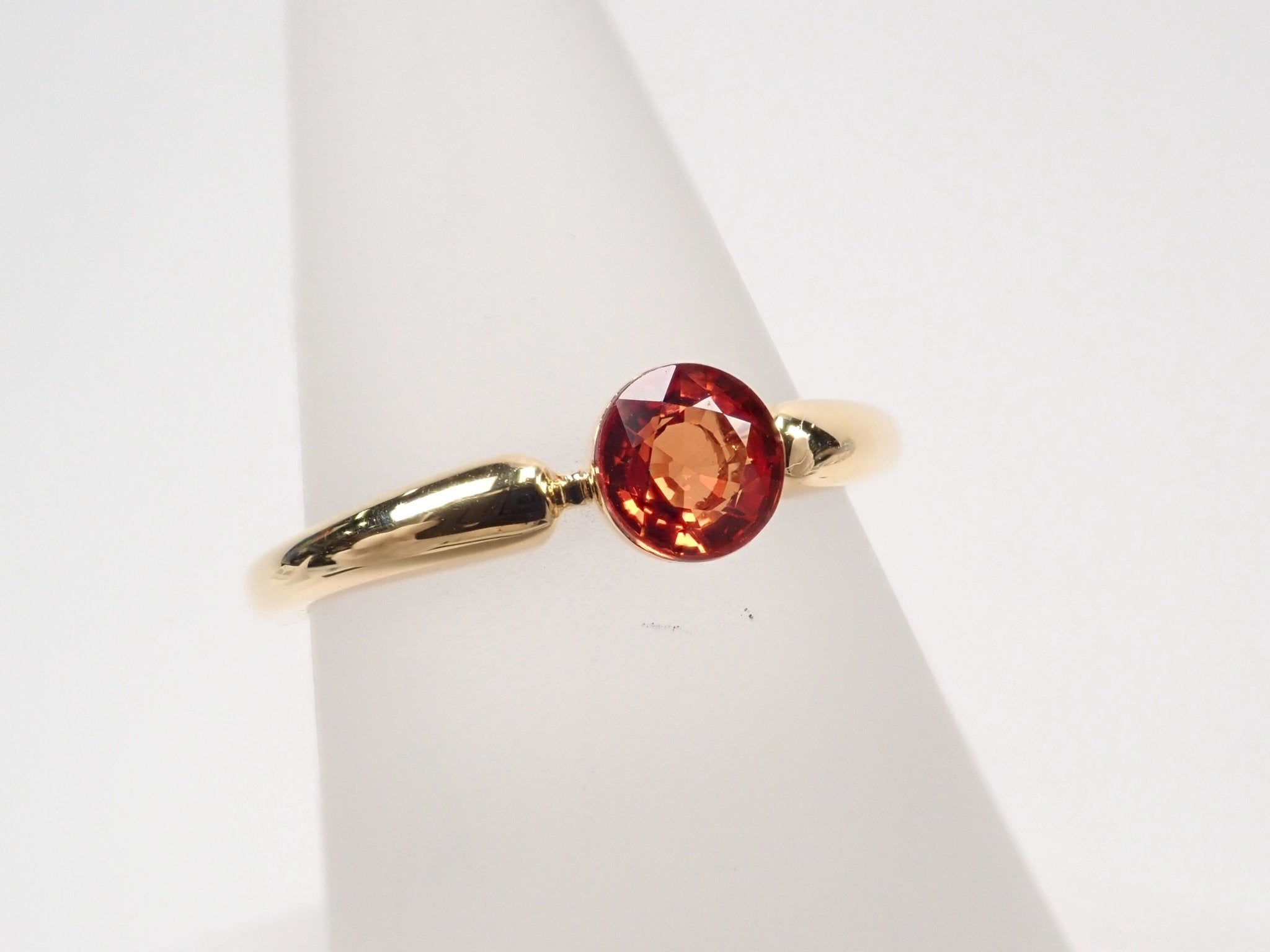 K18マンダリンガーネット0.40ct リング - KARATZ STORE|カラッツSTORE