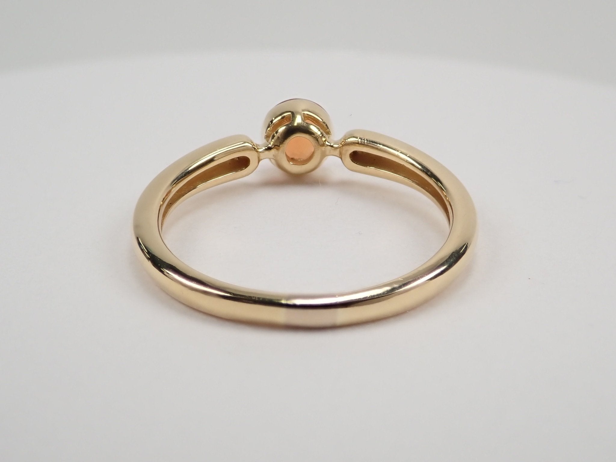K18マンダリンガーネット0.40ct リング - KARATZ STORE|カラッツSTORE